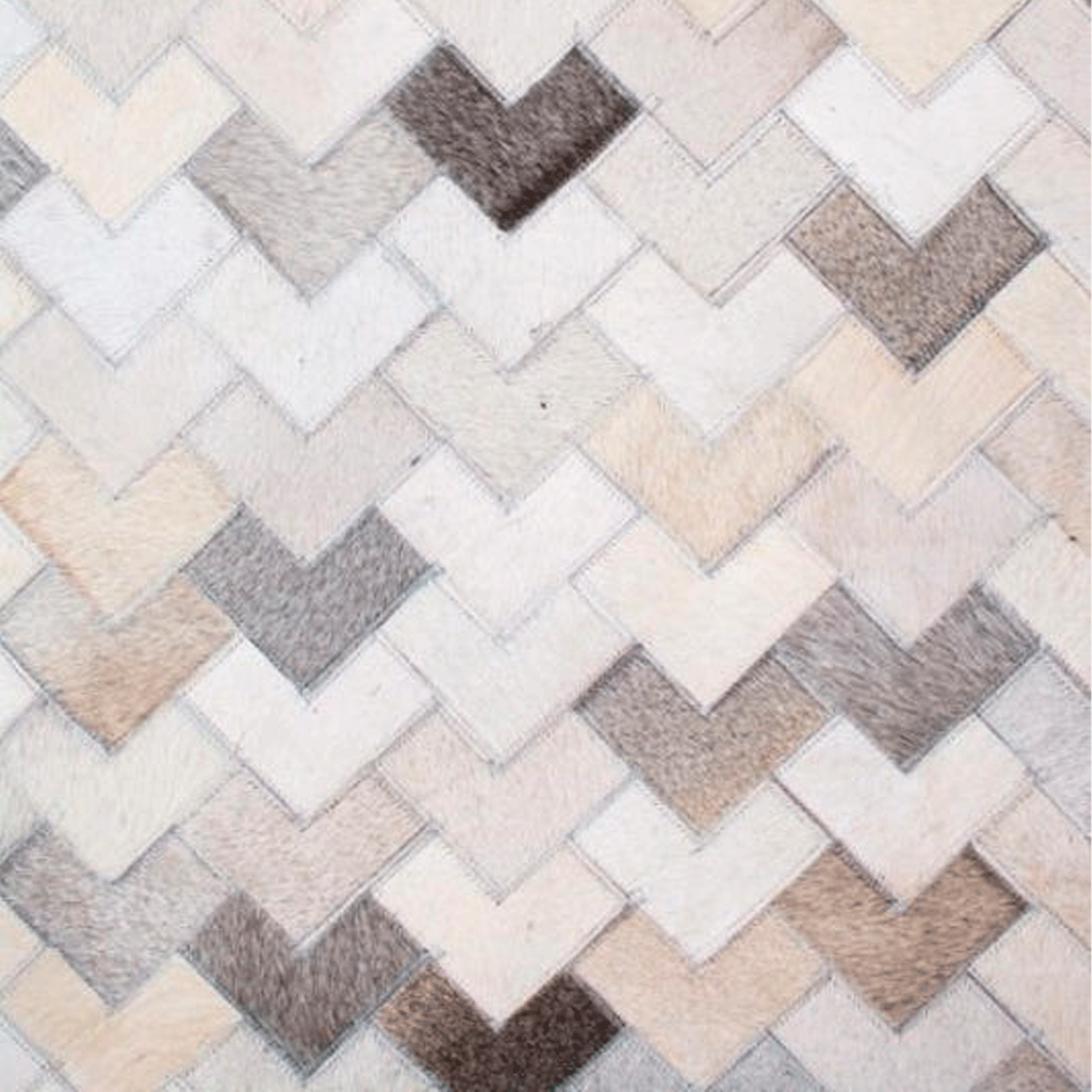 Alfombra BAZHARS  Patch Cuero Ansa F9 140x200 cm Multicolor-2