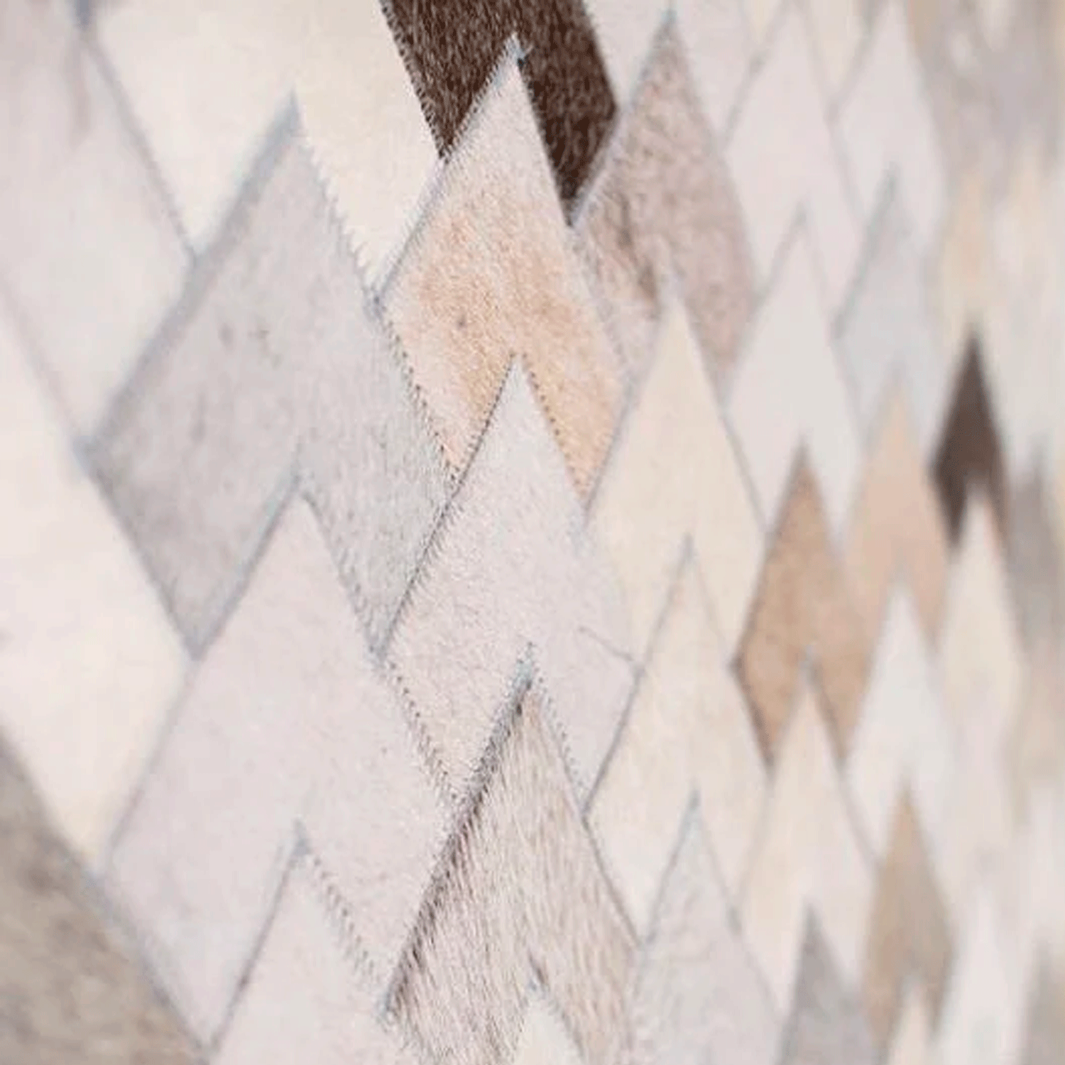 Alfombra BAZHARS  Patch Cuero Ansa F9 140x200 cm Multicolor-3