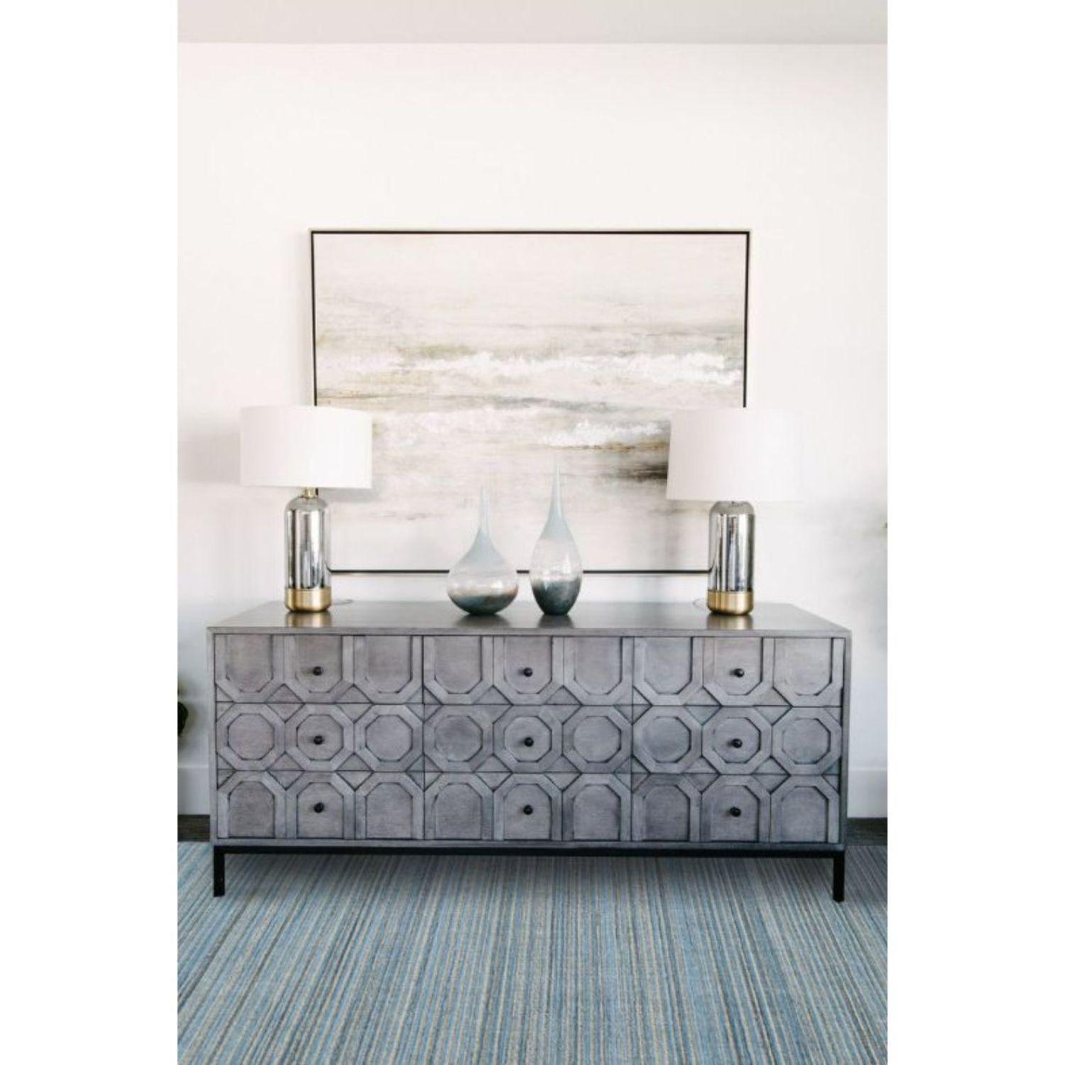 Alfombra pasillo BAZHARS Natural Rug Cut 2069 Grey 70x300 cm Gris-2
