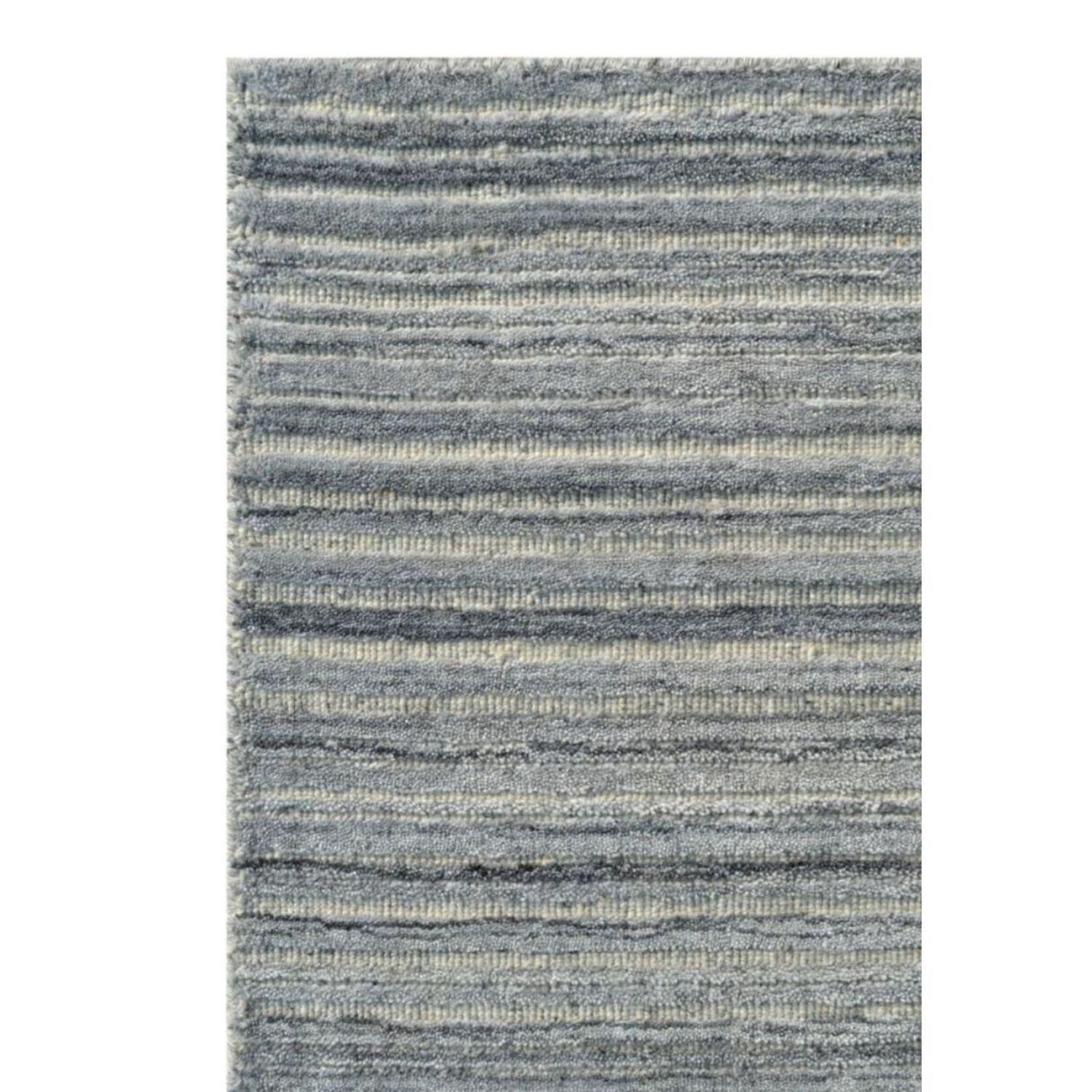 Alfombra BAZHARS Natural Rug Cut 2071 Gr 160x230 cm Azul-1