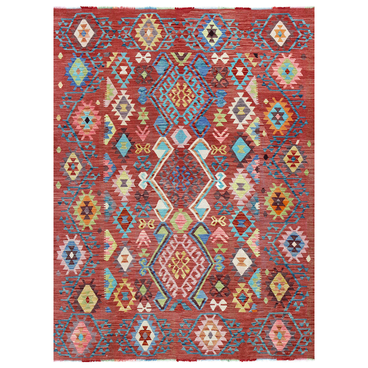 Alfombra BAZHARS s KELIM VEGI P79 170x240 cm Gris-3