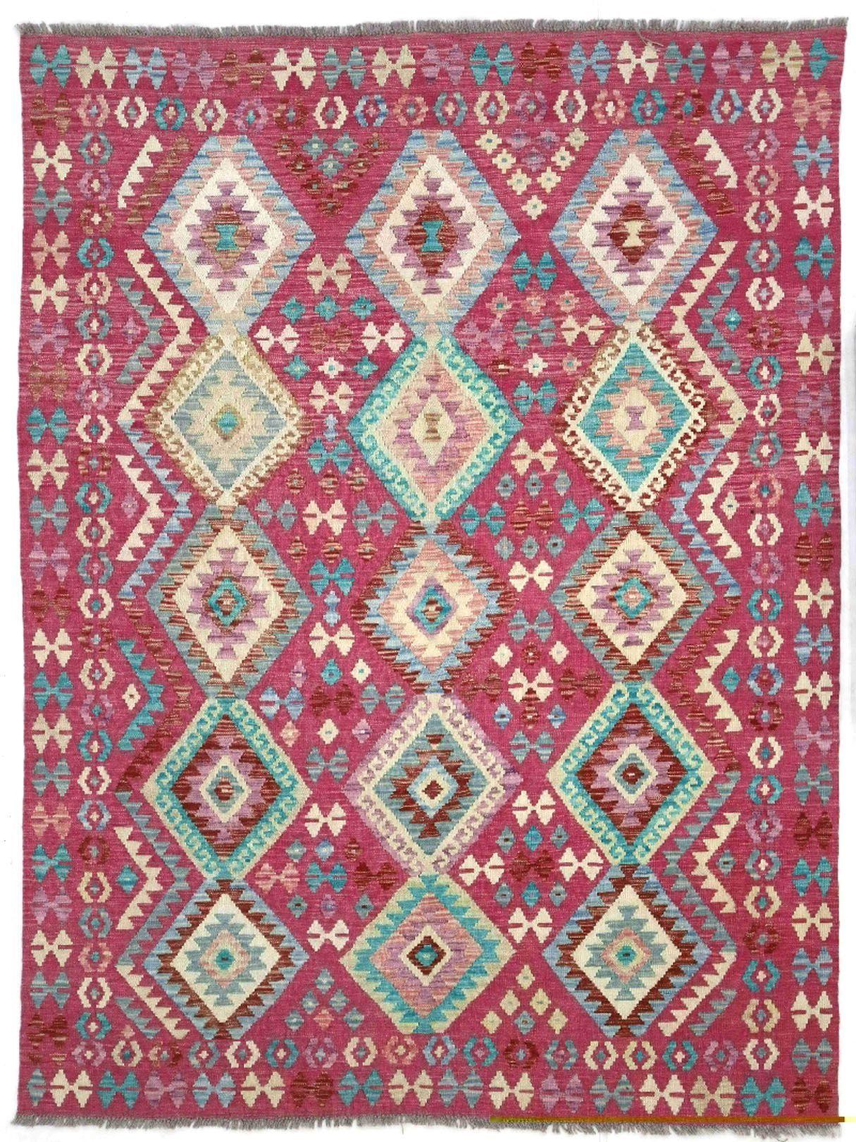 Alfombra BAZHARS Kilim Vegi MP802 245x180 cm Multicolor-3