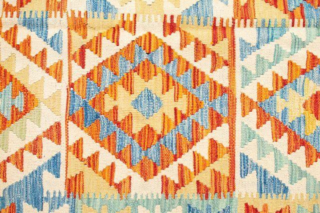 Alfombra Artesanal Bazhars Kelim Vegi 191x151 cm-1