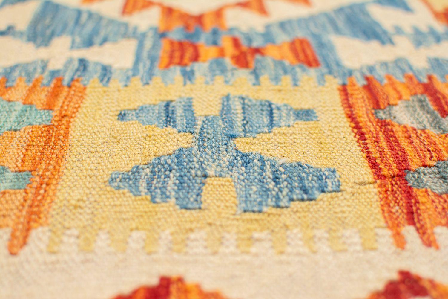 Alfombra Artesanal Bazhars Kelim Vegi 191x151 cm-3