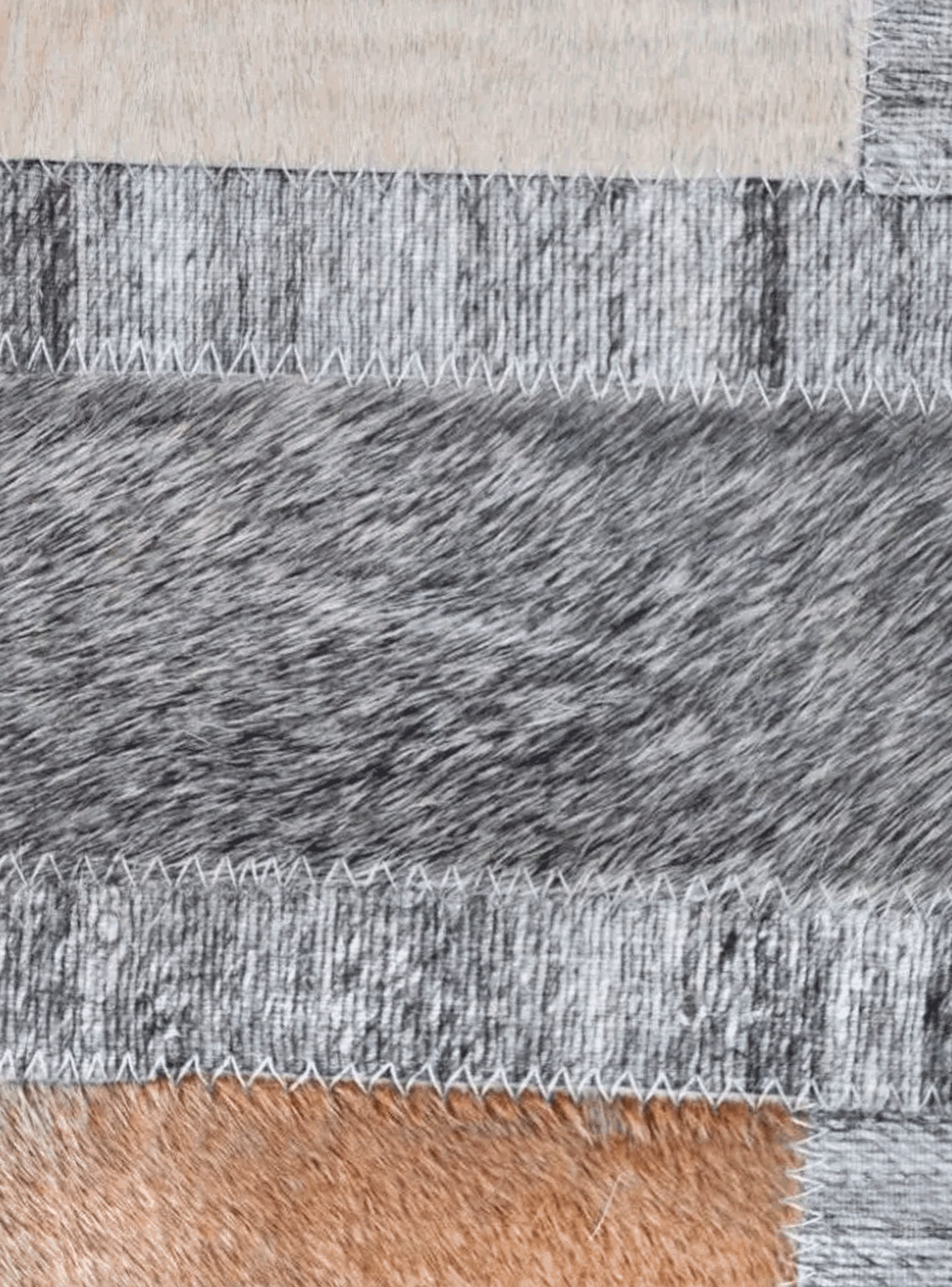 Alfombra 230X330 cm Patch Cuero Nir 24 Bazhars-4