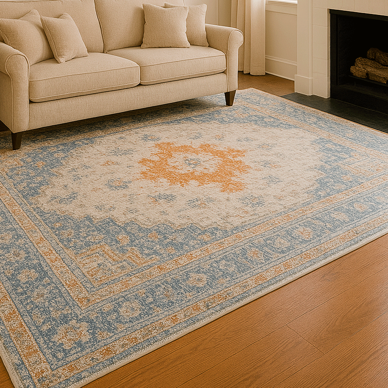 Alfombra BAZHARS Intrigue 7802 200x300 cm Rojo-5
