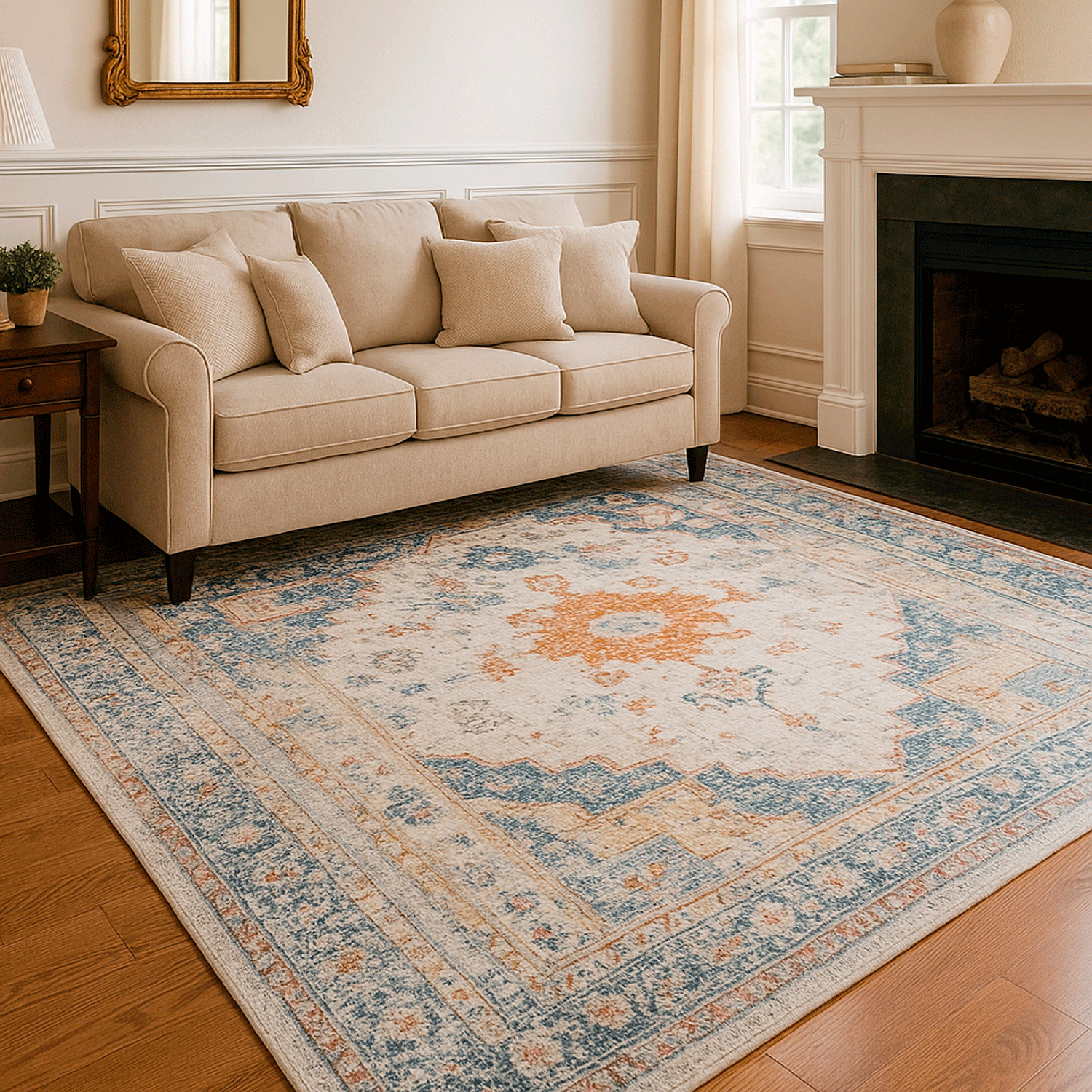 Alfombra BAZHARS Intrigue 7802 200x300 cm Rojo-8