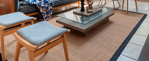 Alfombra BAZHARS Bab Black 270x370 cm Beige-3