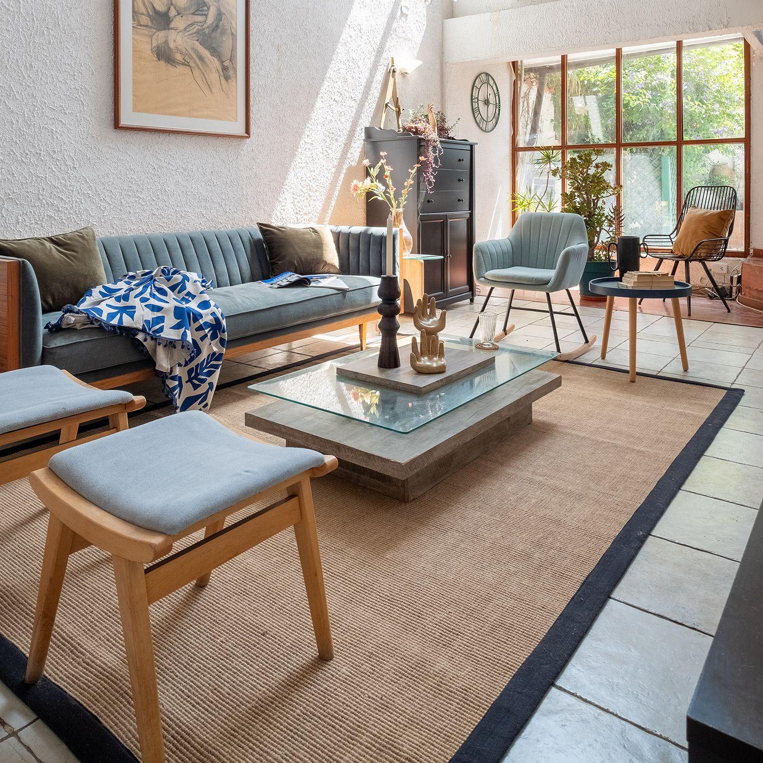 Alfombra BAZHARS Bab Black 270x370 cm Beige-8