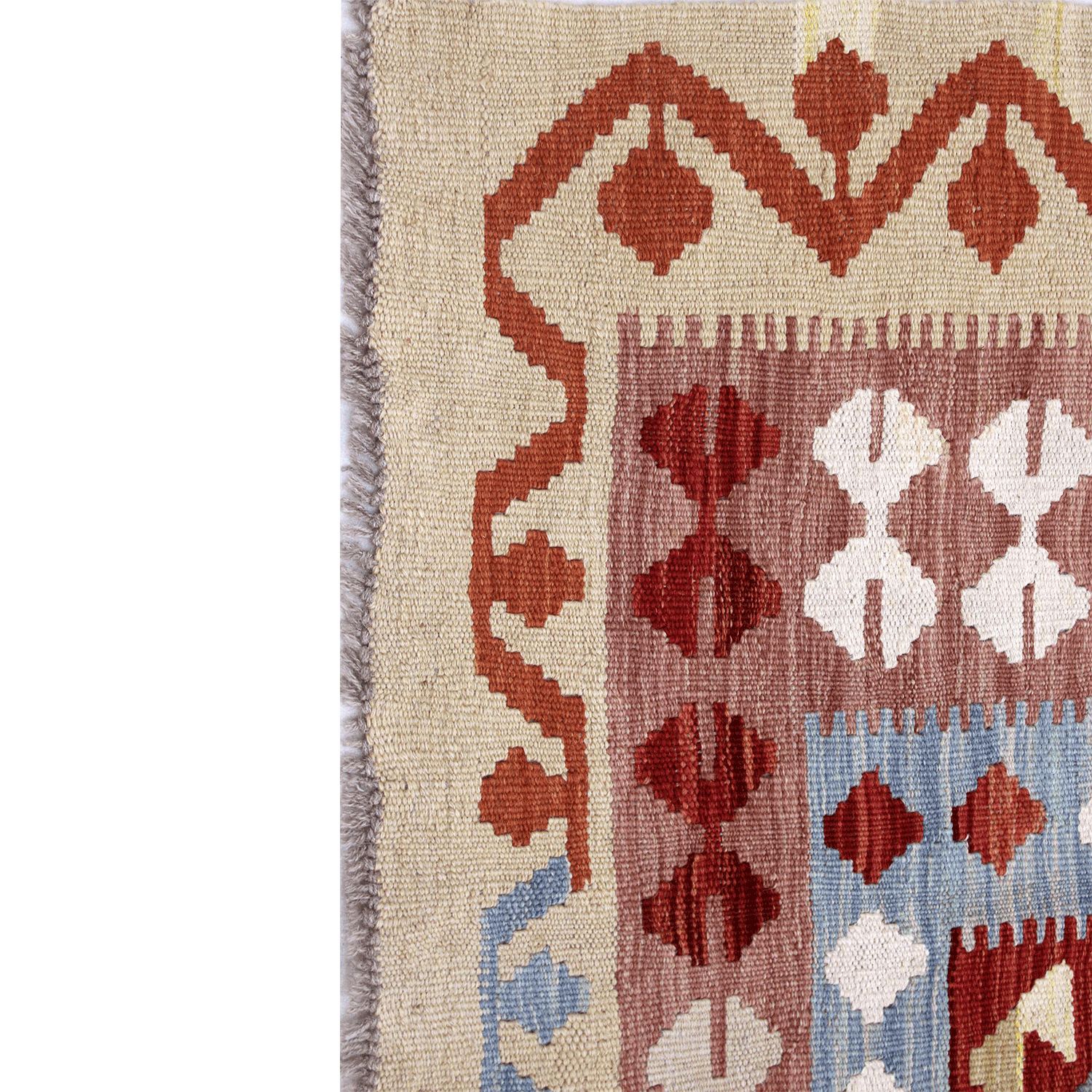 Alfombra BAZHARS s KELIM VEGI P105 170x240 cm Gris-5