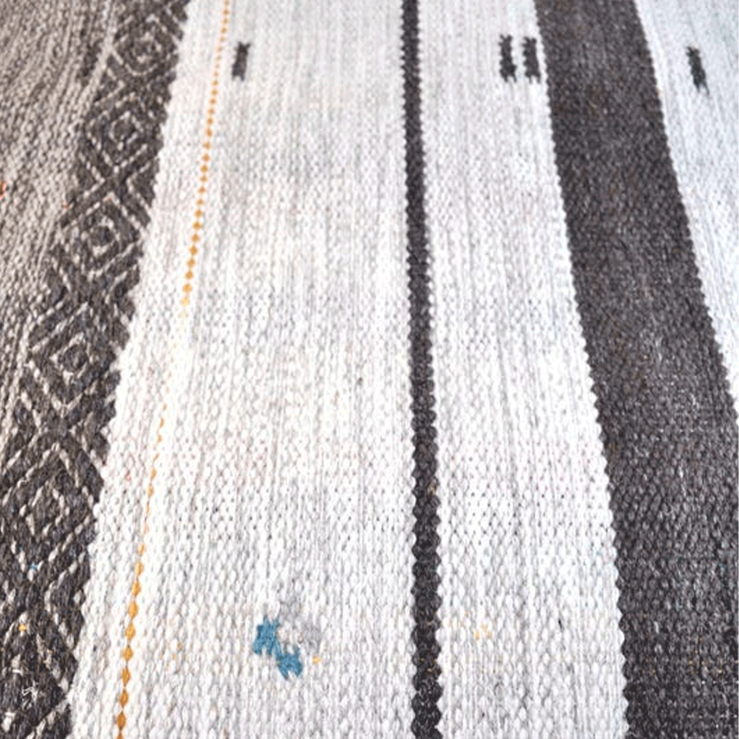 Alfombra BAZHARS Kelim Waz Etnic 3 140x200 cm Gris-1
