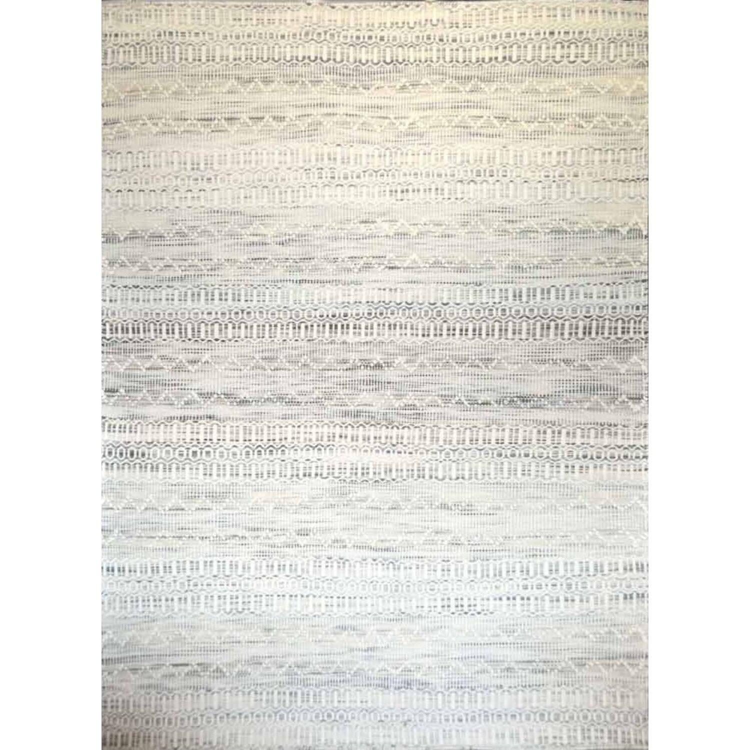 Alfombra BAZHARS AM BOL 104 Vanilla Ice 140x200 cm Gris claro-4