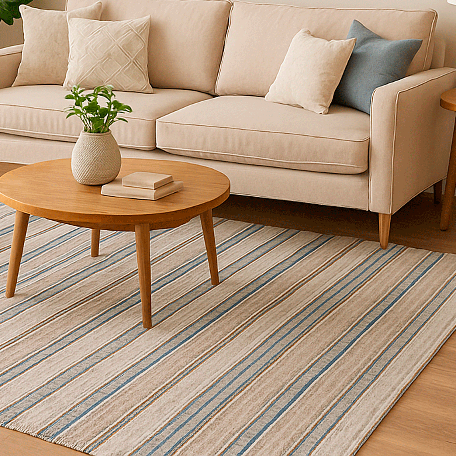 Alfombra BAZHARS  Am Natural Dhurrie 780 140x200 cm Multicolor-3