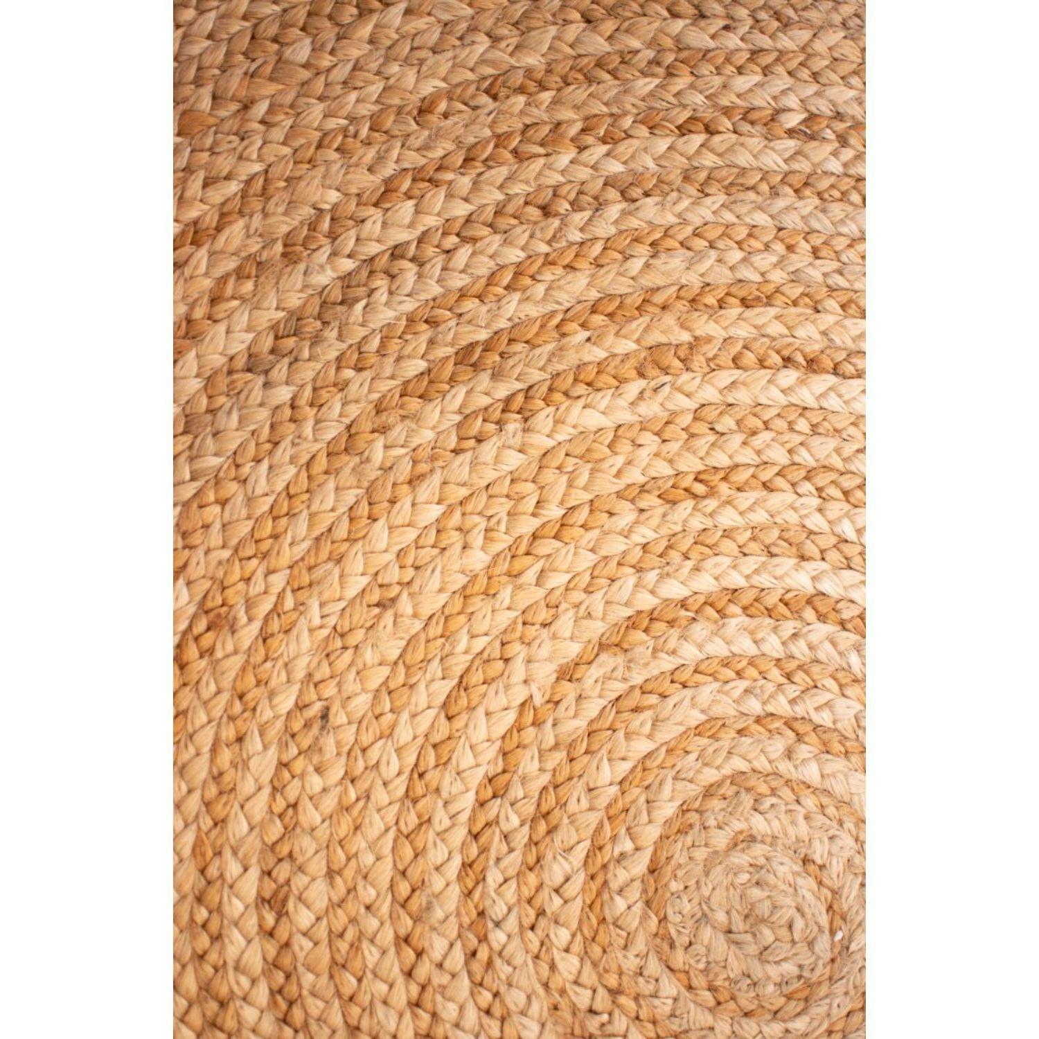 Alfombra redonda BAZHARS Jute Nav BK 135 200x200 cm Multicolor-4