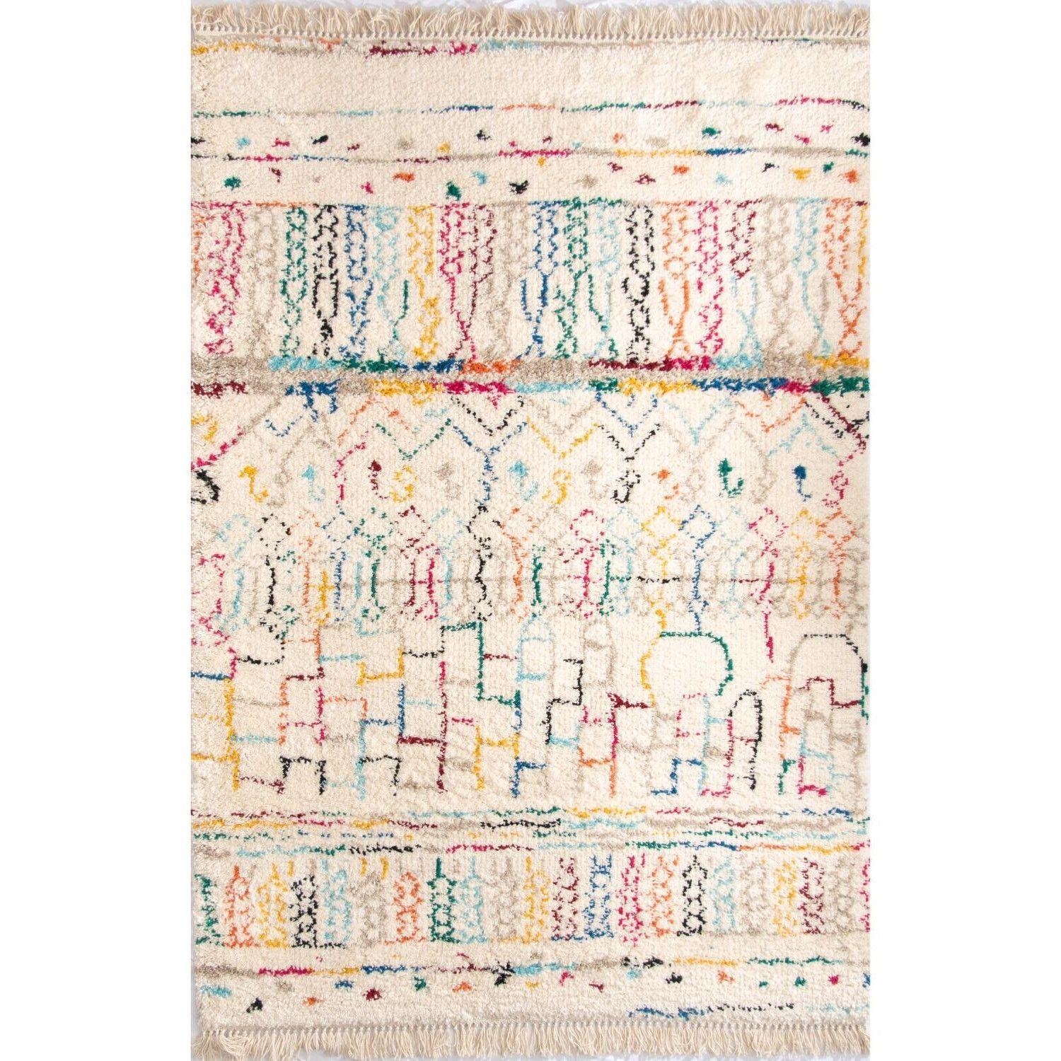 Alfombra BAZHARS  Shaggy 5641 160x230 cm Multicolor-4