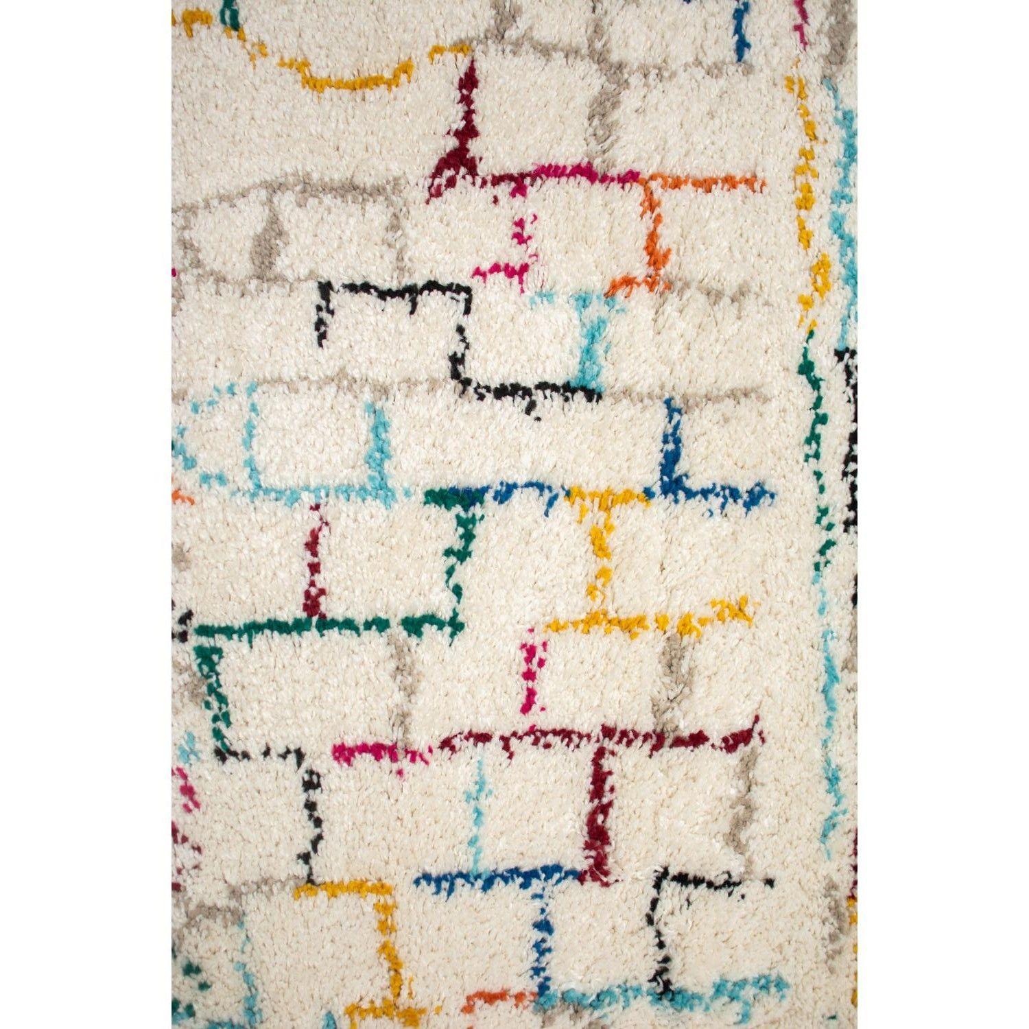 Alfombra BAZHARS  Shaggy 5641 160x230 cm Multicolor-9