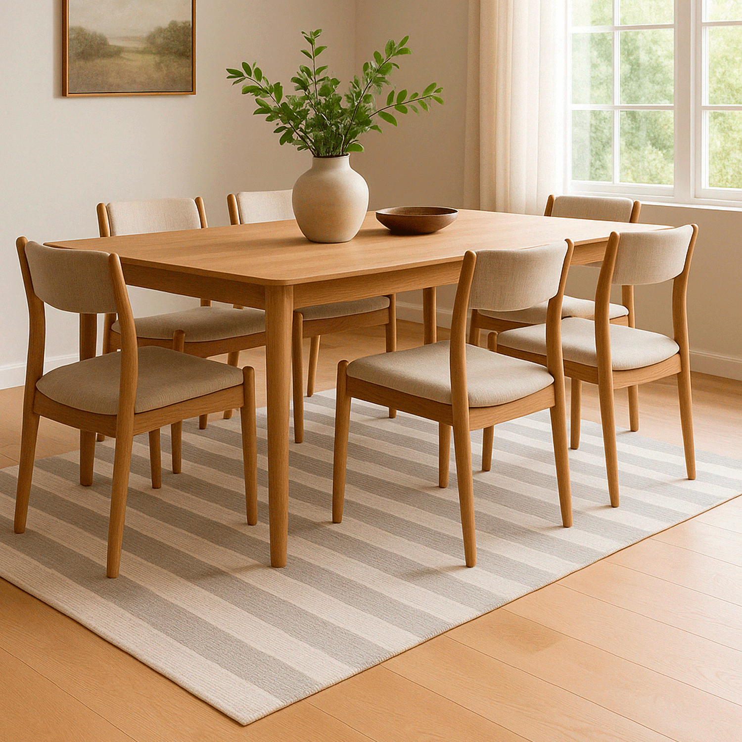 Alfombra BAZHARS Am Natural Dhurrie 609 160x230 cm Multicolor-8