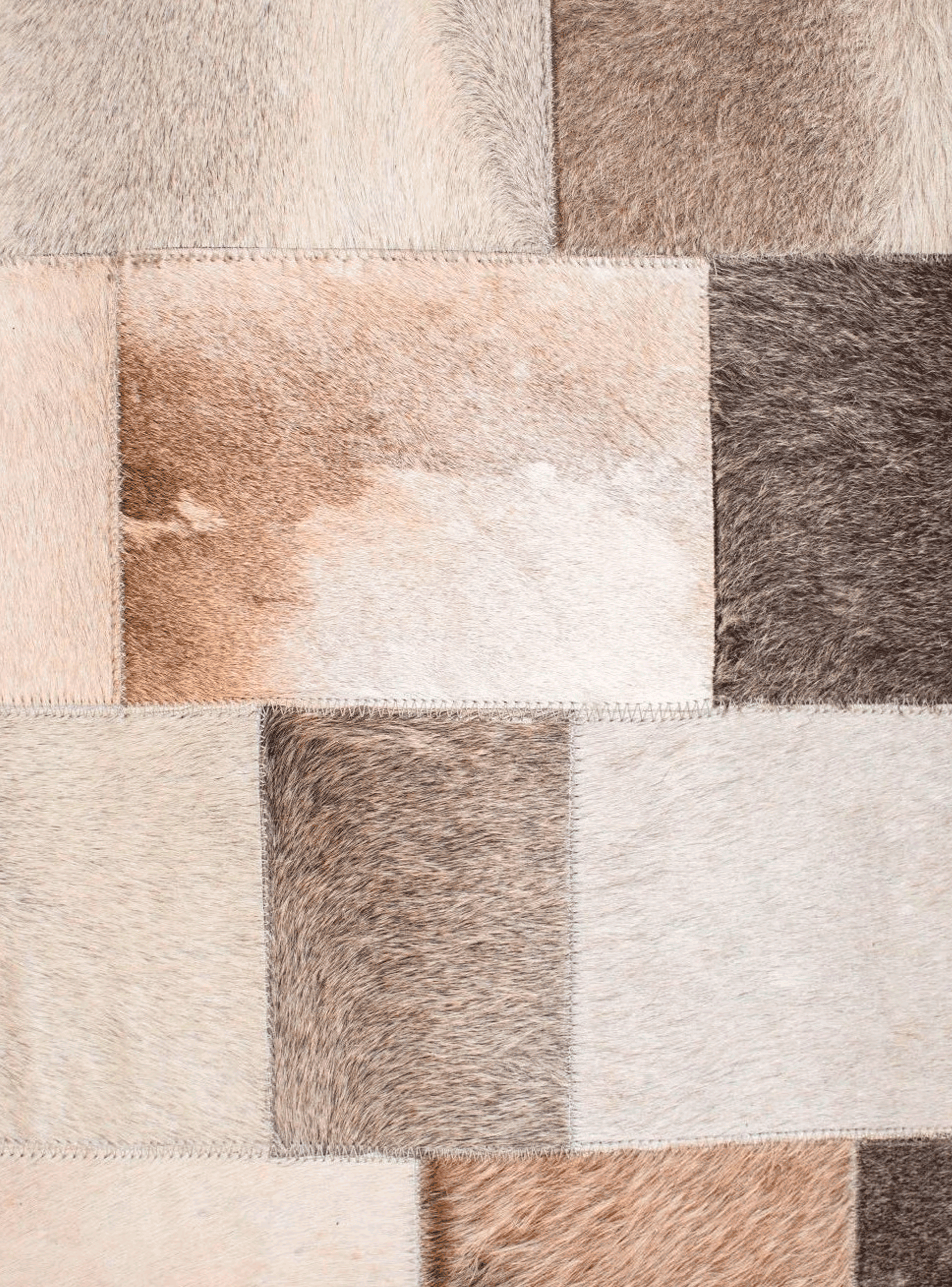 Alfombra BAZHARS  Patch Cuero Nir 506 230x330 cm Multicolor-2