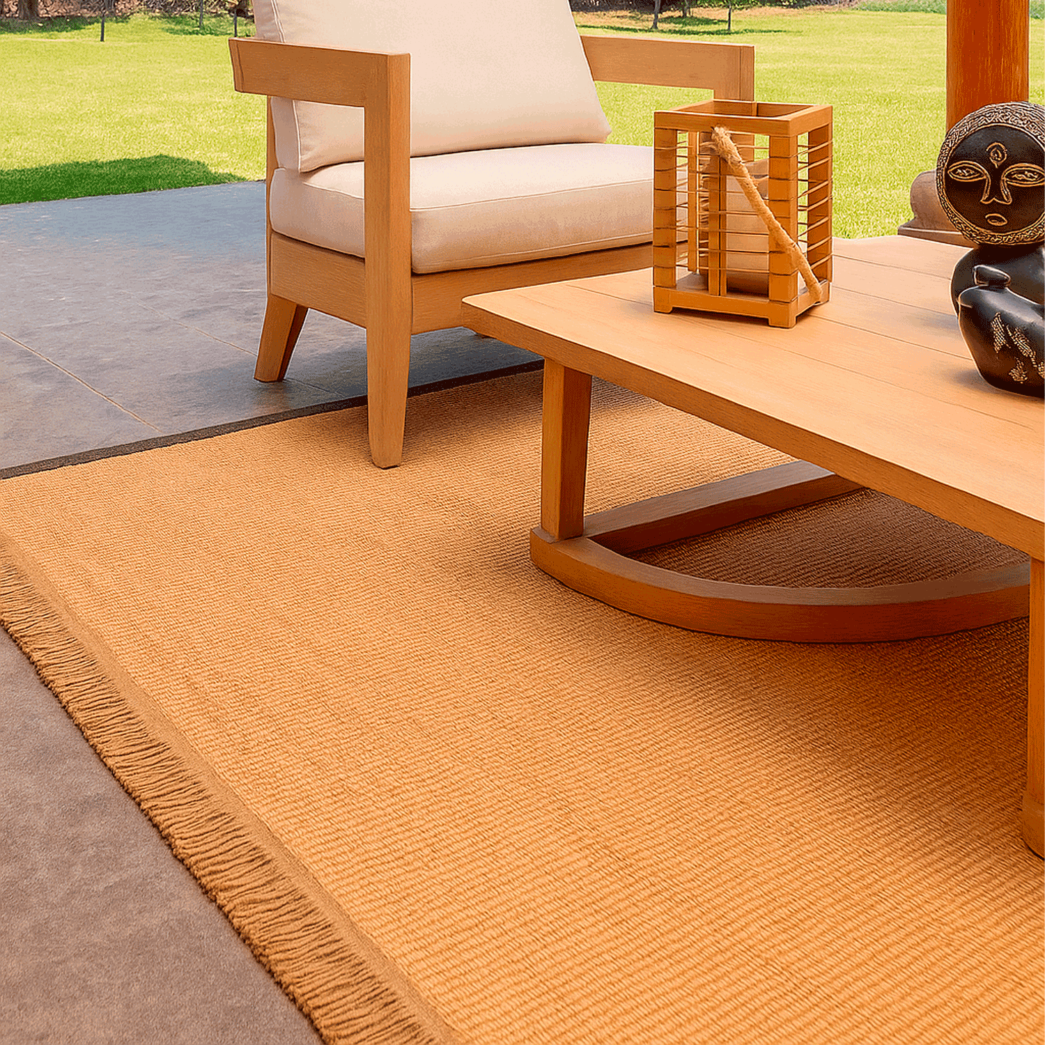 Alfombra Yute 190X290 cm Artesanal Heri HO 51303 Bazhars-3