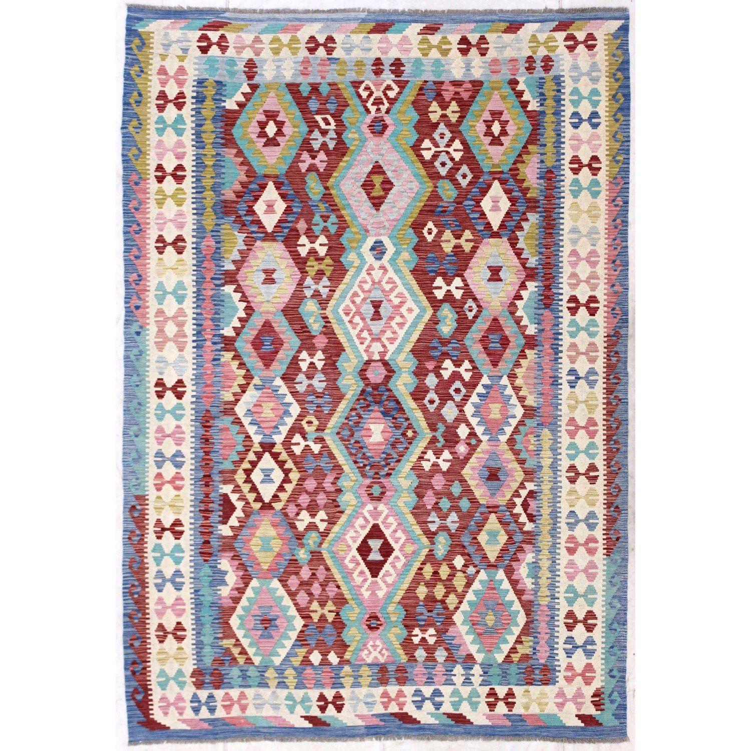 Alfombra BAZHARS Kilim Vegi MP616 285x206 cm Multicolor-3