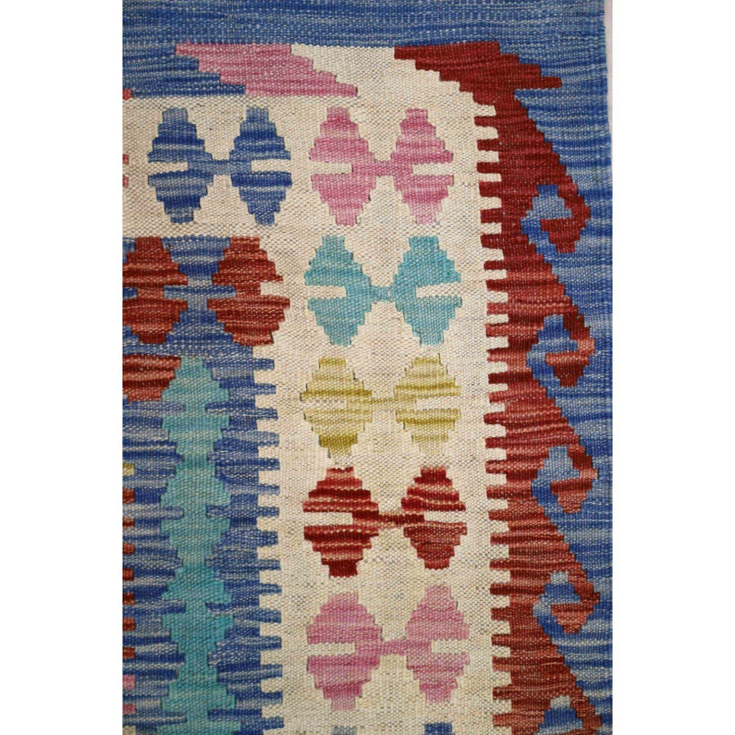 Alfombra BAZHARS Kilim Vegi MP616 285x206 cm Multicolor-4