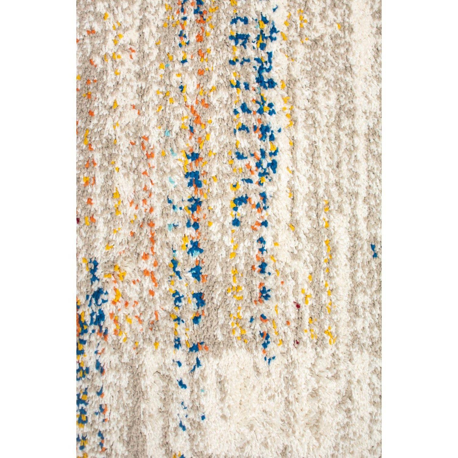 Alfombra BAZHARS  Shaggy A809 200x290 cm Multicolor-9