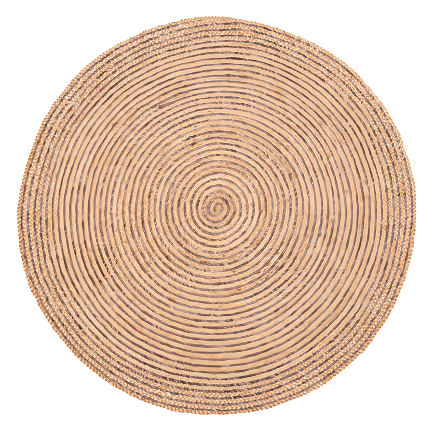 Alfombra redonda BAZHARS  Jute Nav BK 625 Rnd 200x200 cm Beige-0