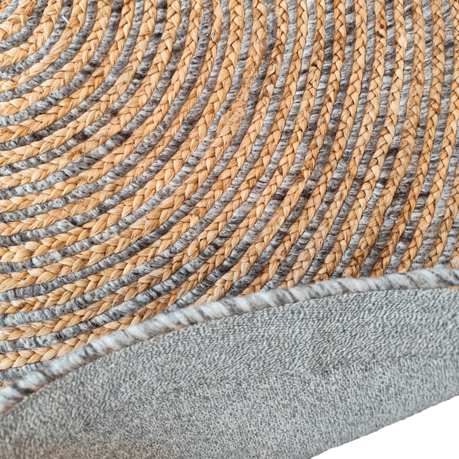 Alfombra redonda BAZHARS  Jute Nav BK 625 Rnd 200x200 cm Beige-9