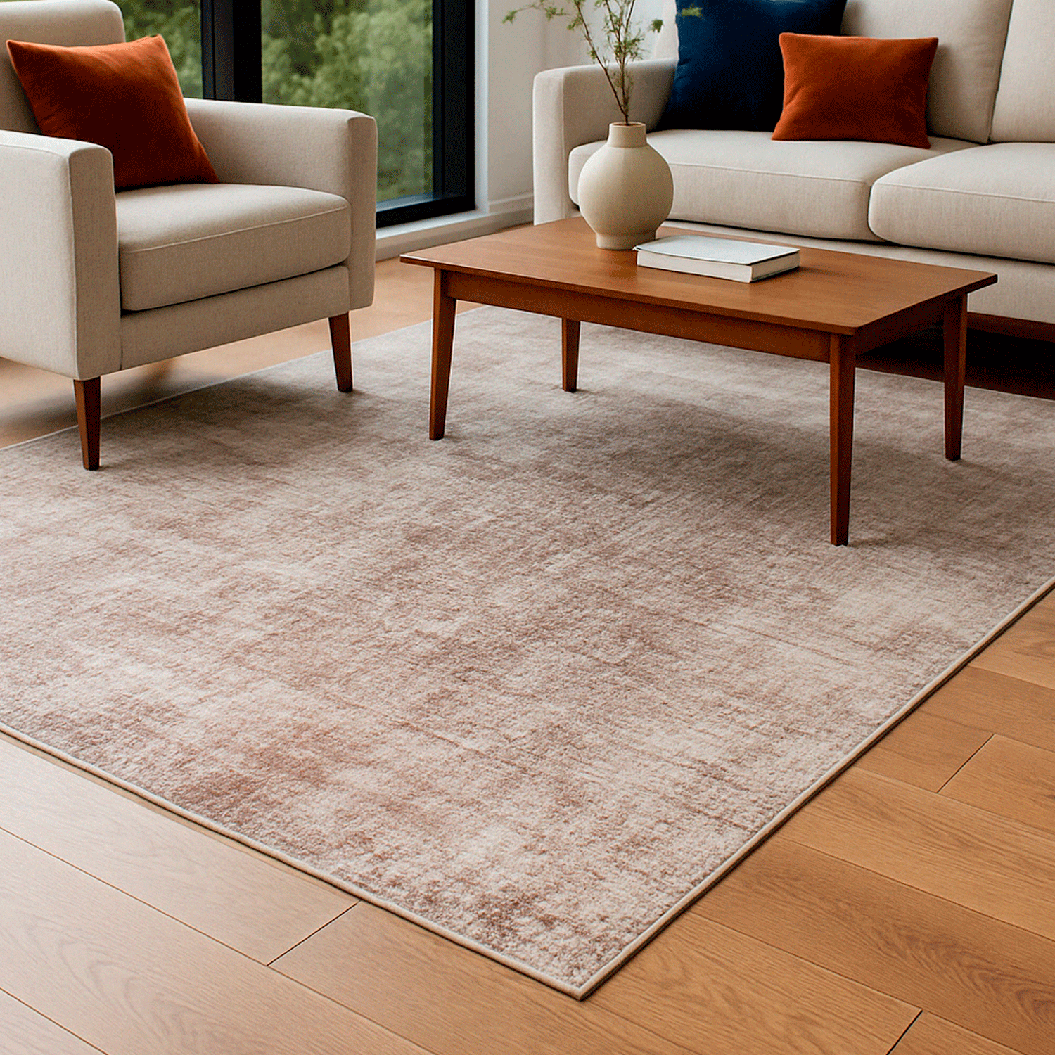 Alfombra 190X290 cm Kendi Nor H0860 Beige Bazhars-2