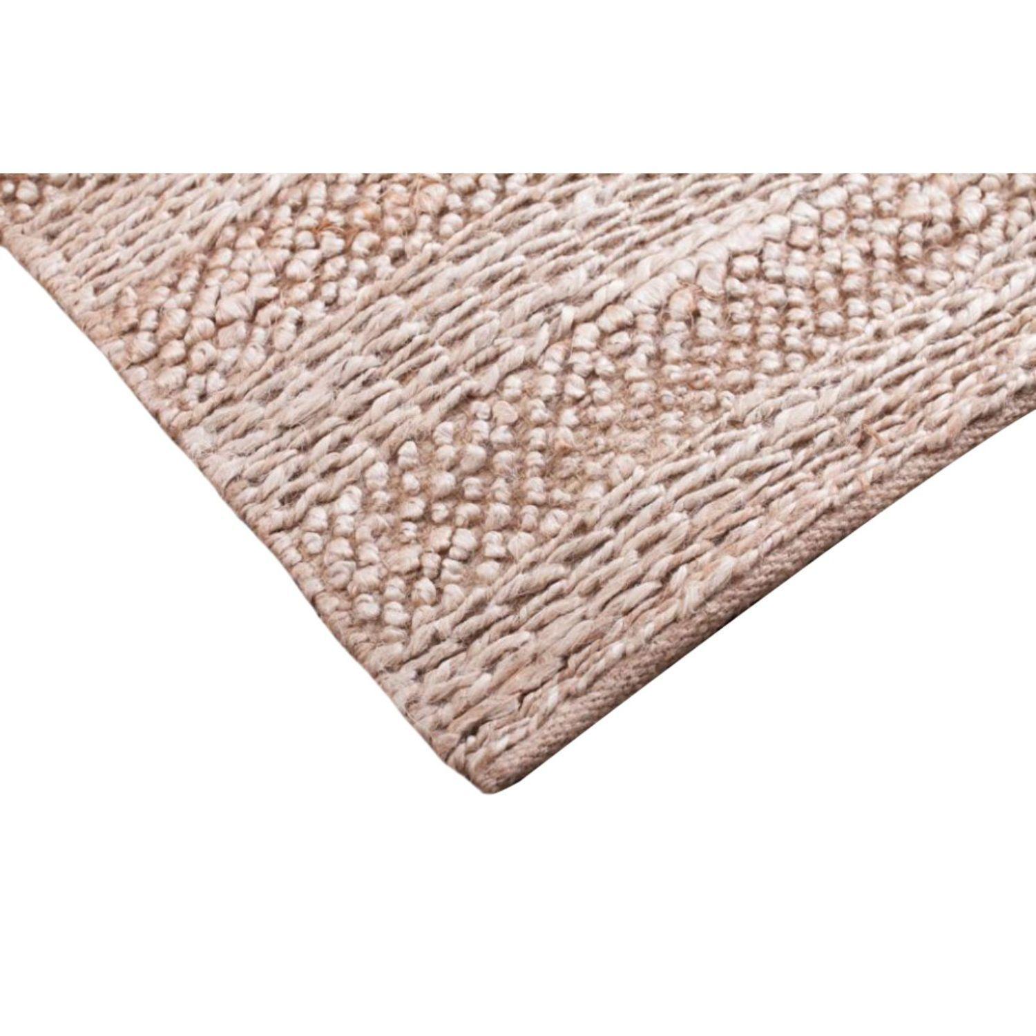 Alfombra BAZHARS  Jute Ansa Wool 2  200x290 cm Café-2