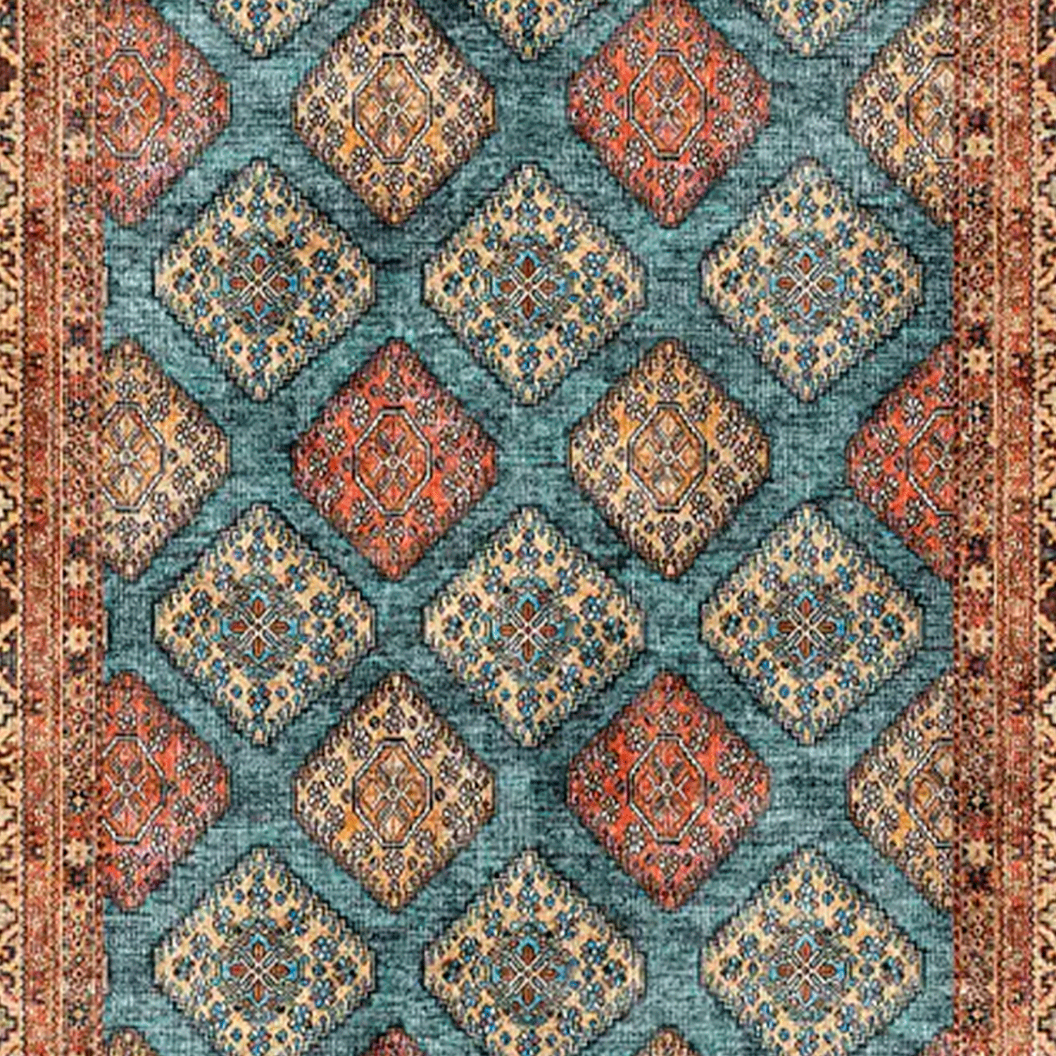 Bajada de Cama Vintage  080X120 cm AMASYA NOR H0849 Bazhars-2