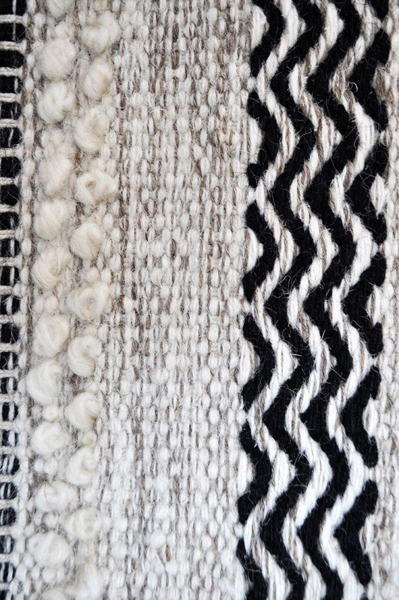 Alfombra BAZHARS Am Bol 101 Grey Black 230x330 cm Gris-6
