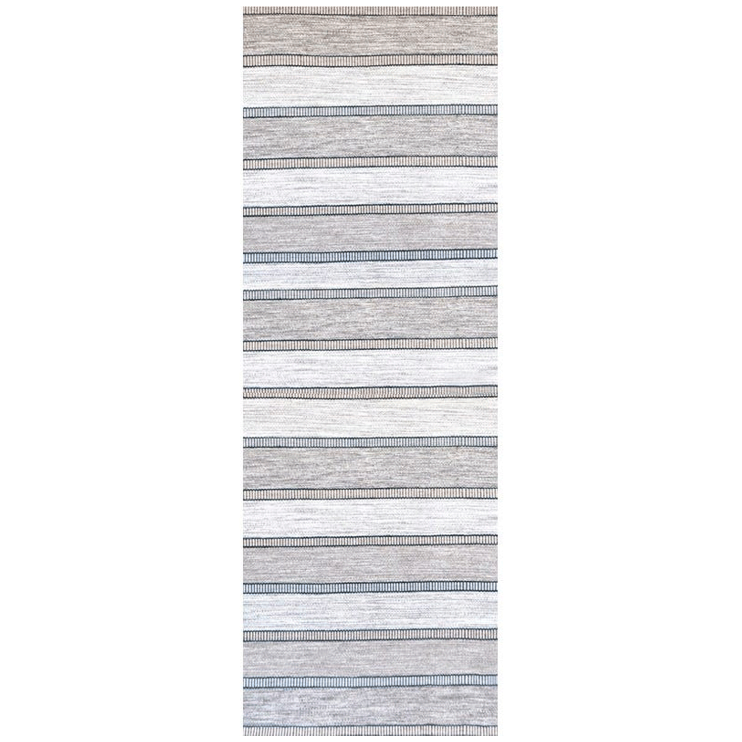 Alfombra pasillo BAZHARS s AM Natural Dhurrie 070x240 cm Gris-3