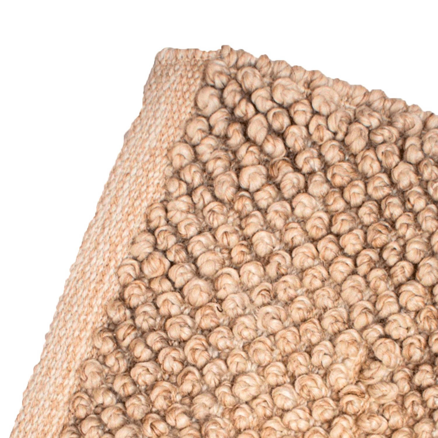 Alfombra 140X200 cm 100% PET Reciclado AM Carvin Linen Beige Bazhars-3