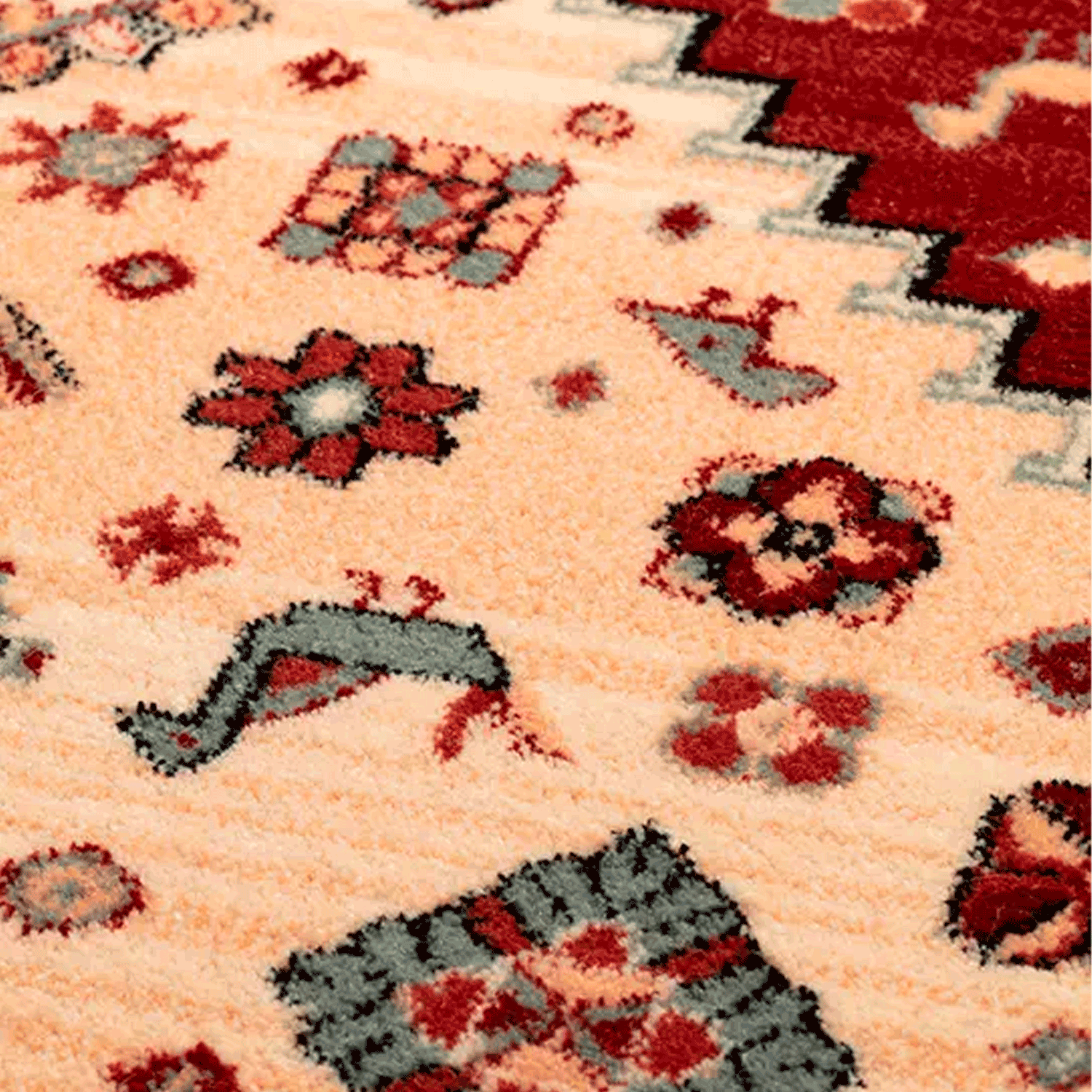 Alfombra BAZHARS Kirman 43 45 100 200x340 cm Burdeo-2