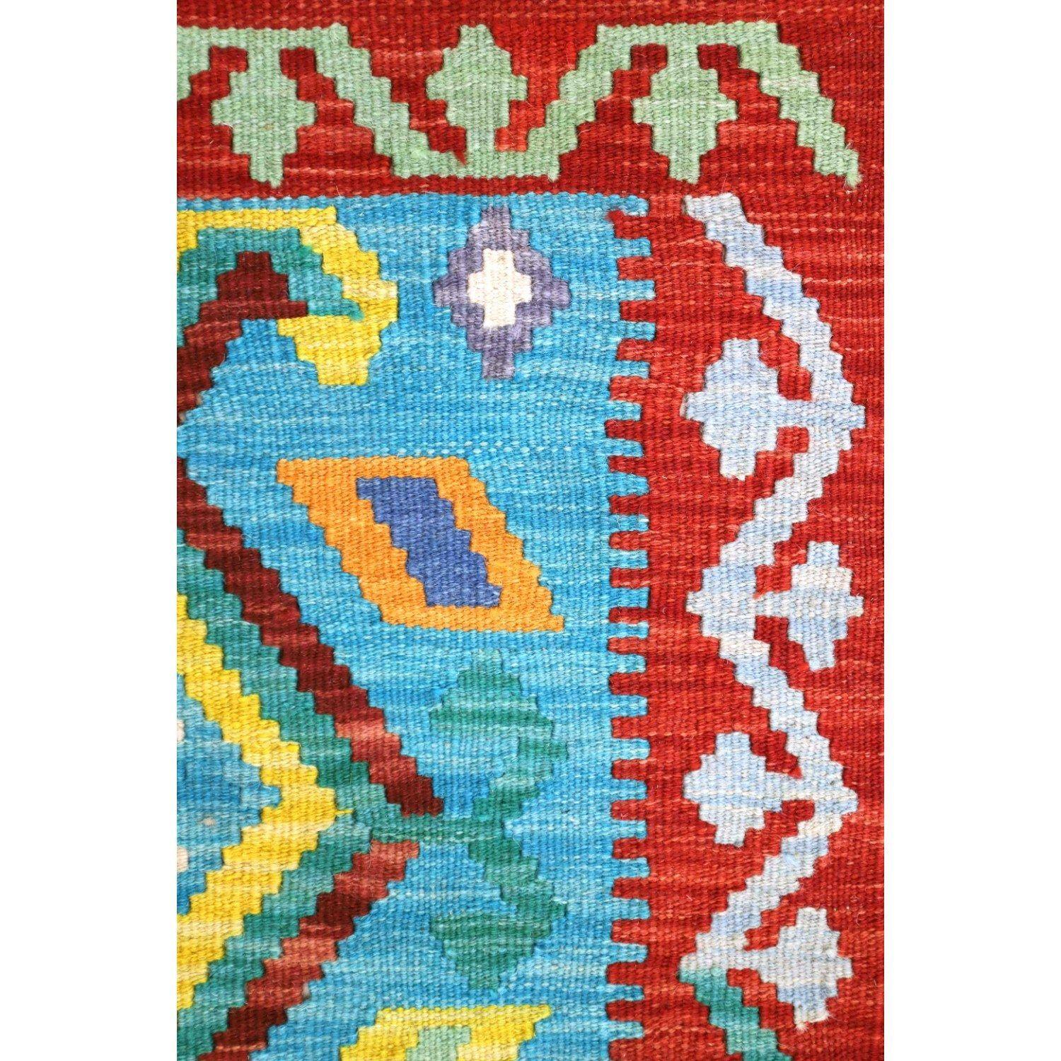 Alfombra BAZHARS Kilim Vegi MP689 118x082 cm Multicolor-4