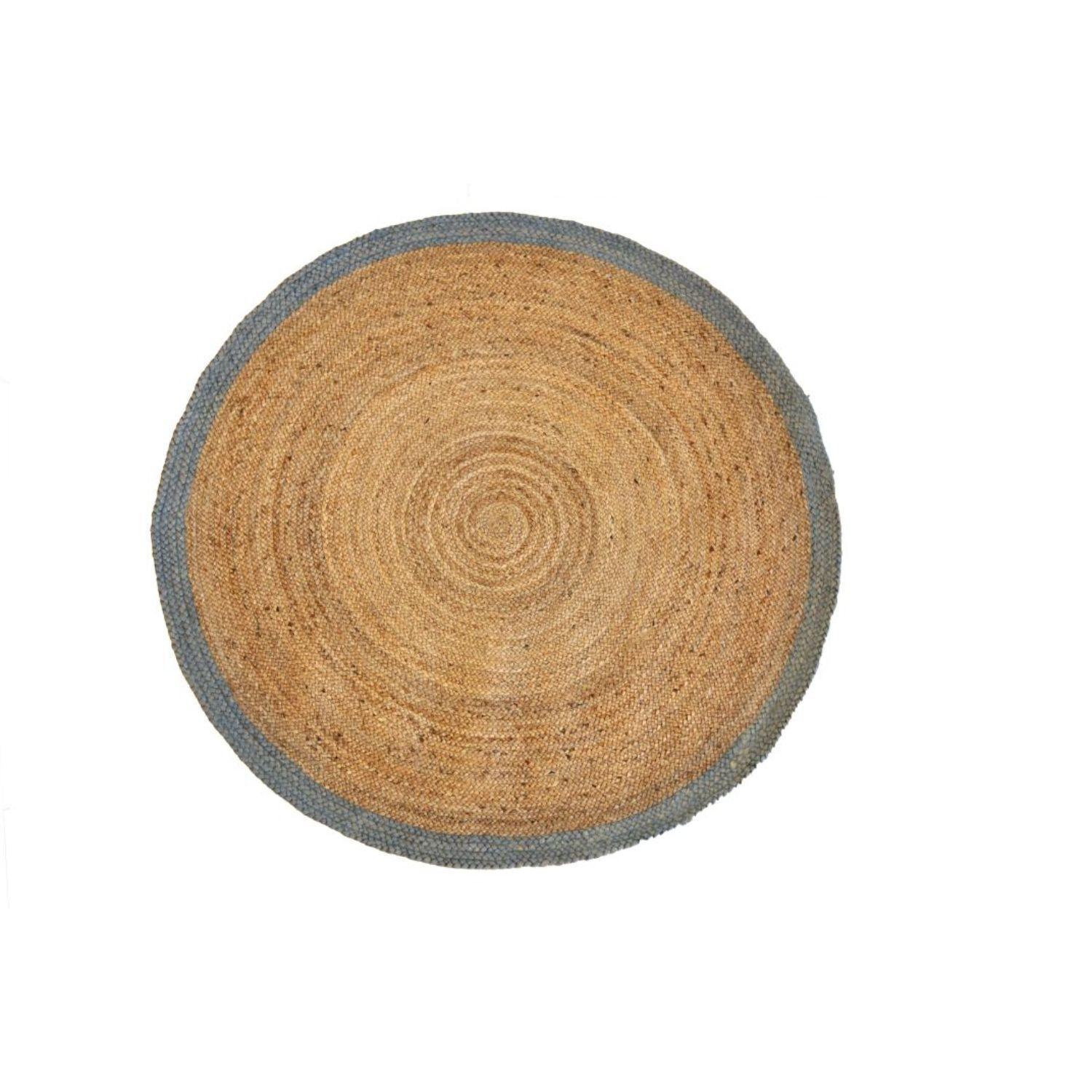 Alfombra redonda BAZHARS  Jute Nav BK 080 Rnd 200x200 cm Beige-6