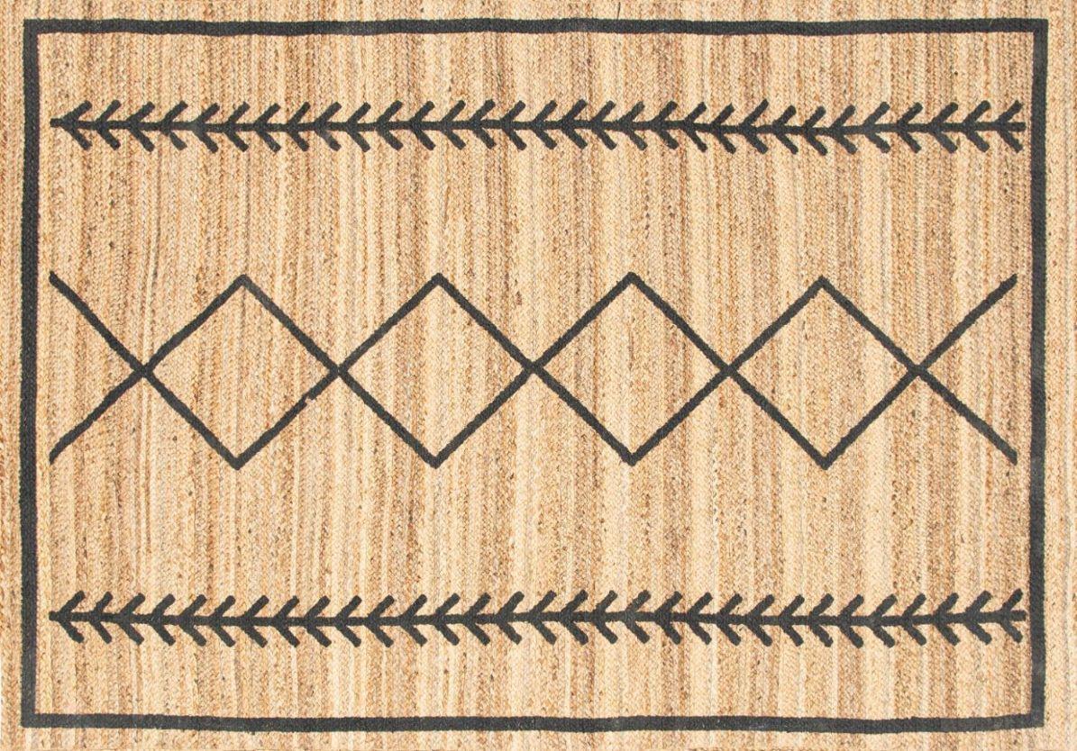 Alfombra  Yute Nir Ambient 03 140X200-0