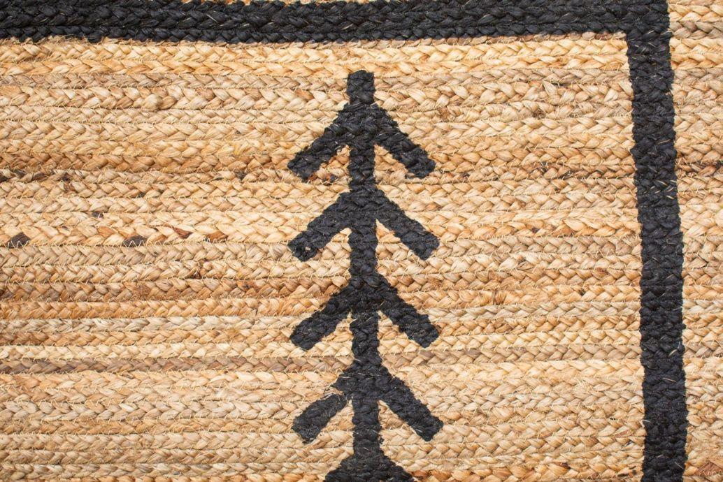 Alfombra  Yute Nir Ambient 03 140X200-2