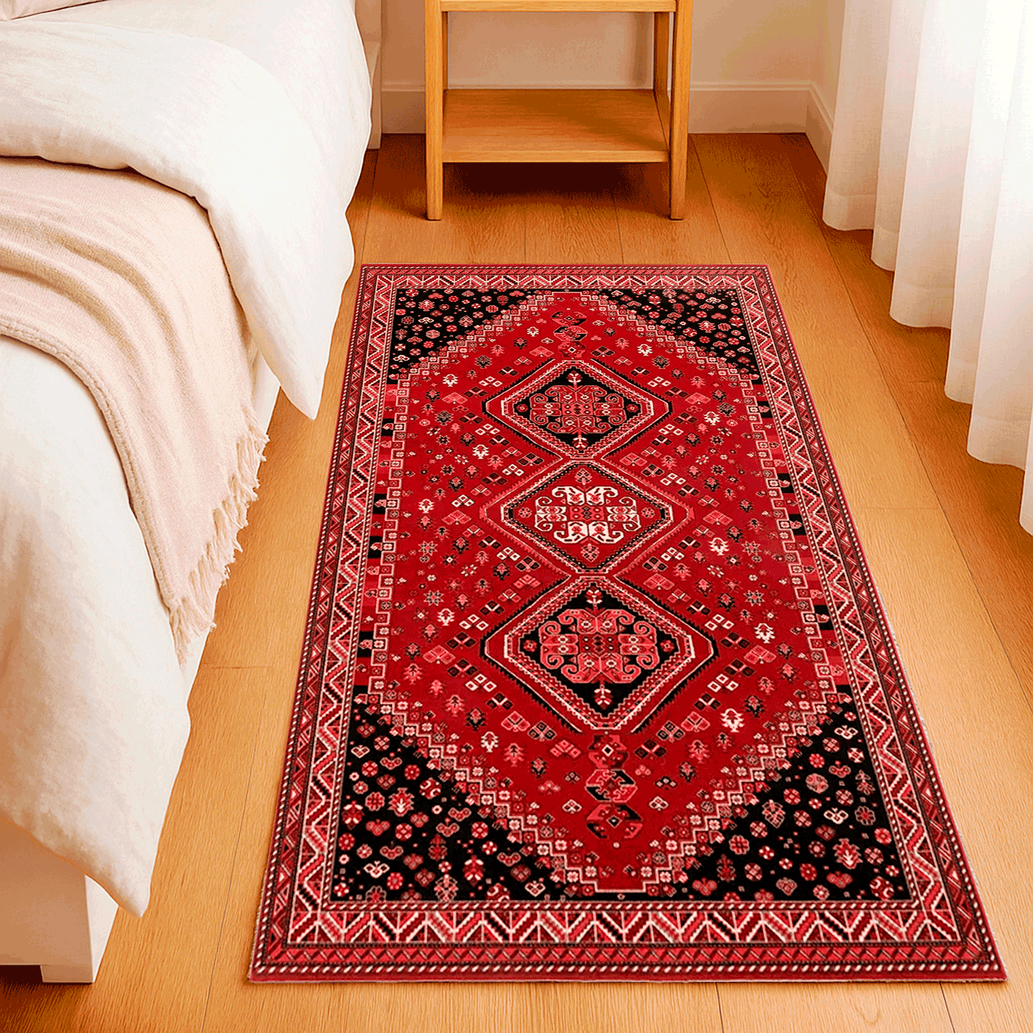 Bajada Cama BAZHARS Kirman 43 80 300 80x120 cm Burdeo-1