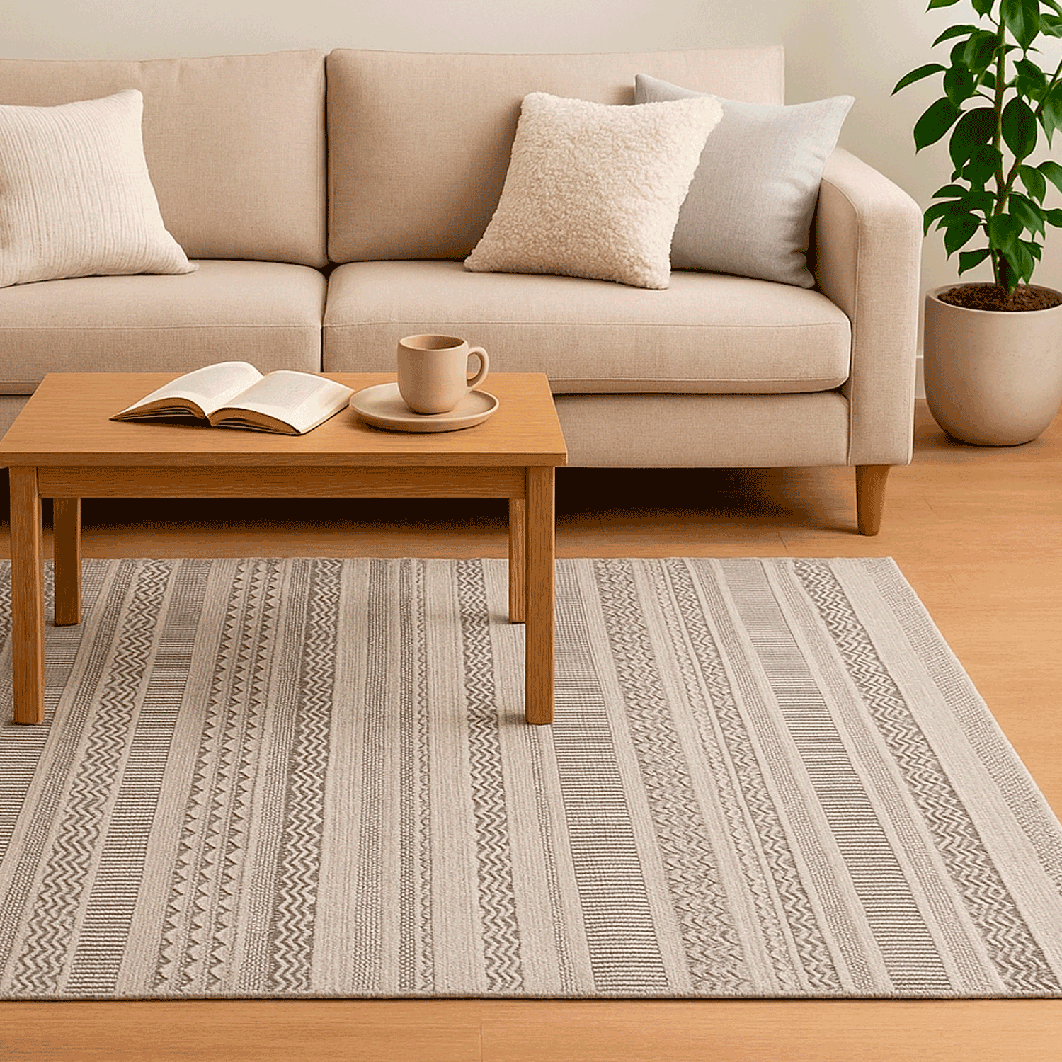 Alfombra BAZHARS  AM BOL 101 Icy Grey  140x200 cm Gris-6