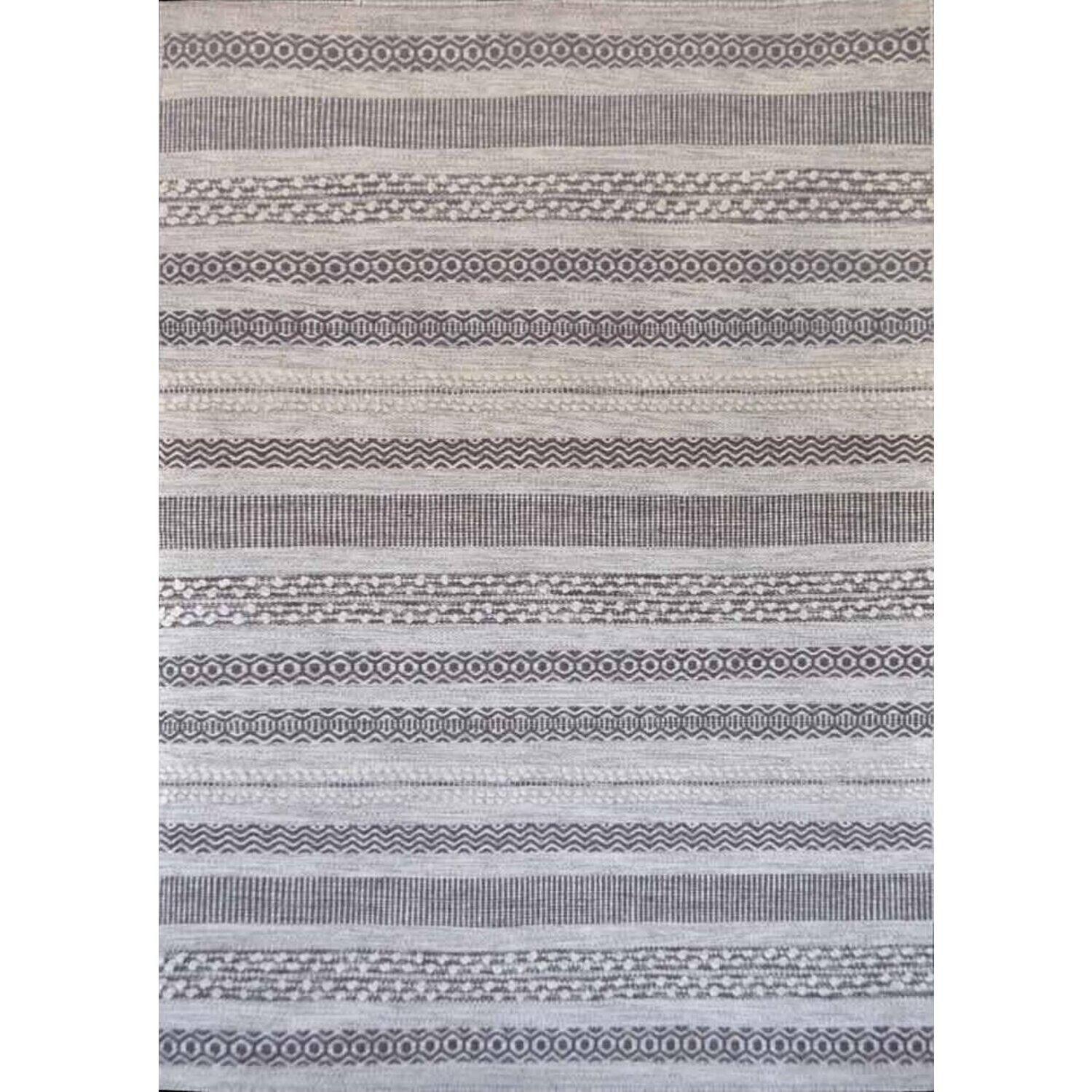 Alfombra BAZHARS  AM BOL 101 Icy Grey  140x200 cm Gris-5