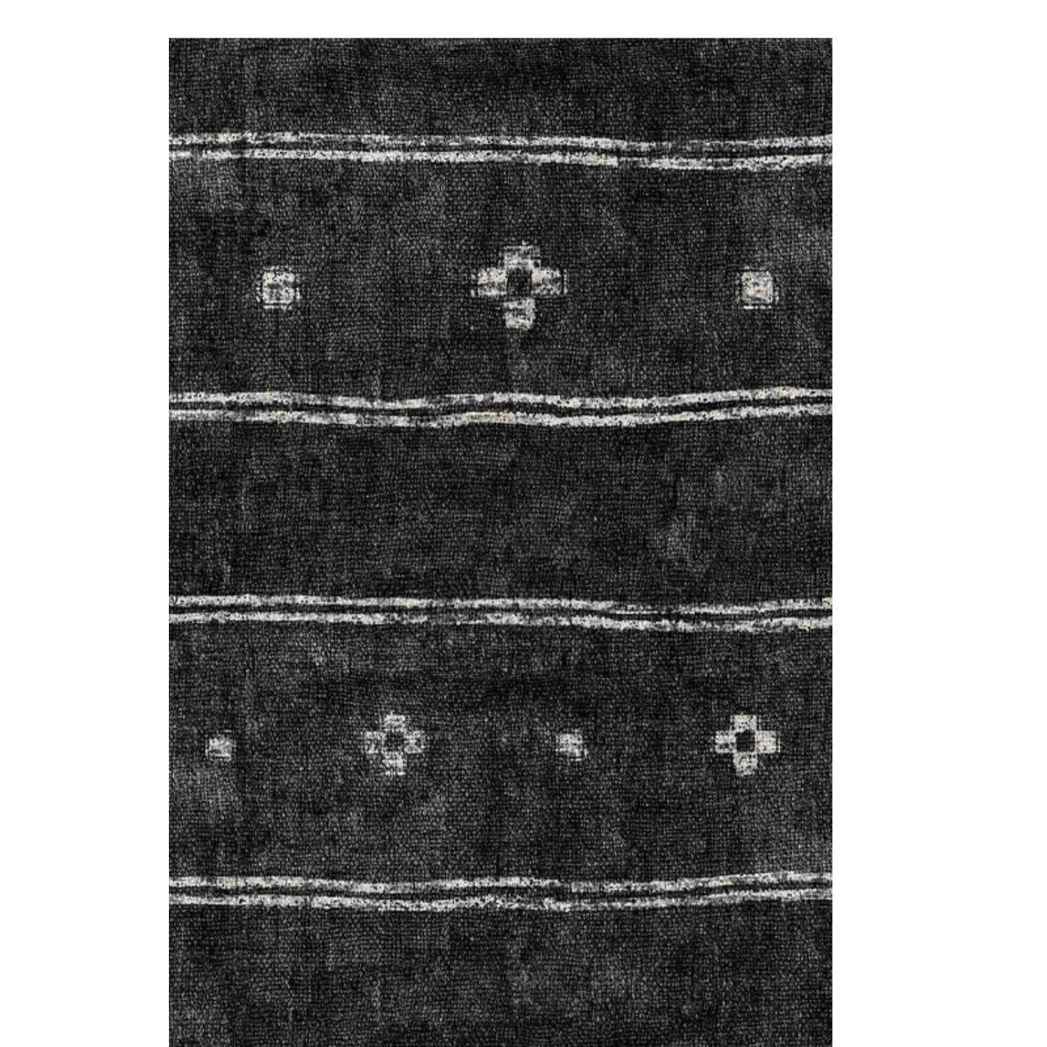 Alfombra Moderna 190X290 cm Kendi Nor H0813 Black D211 Bazhars-3