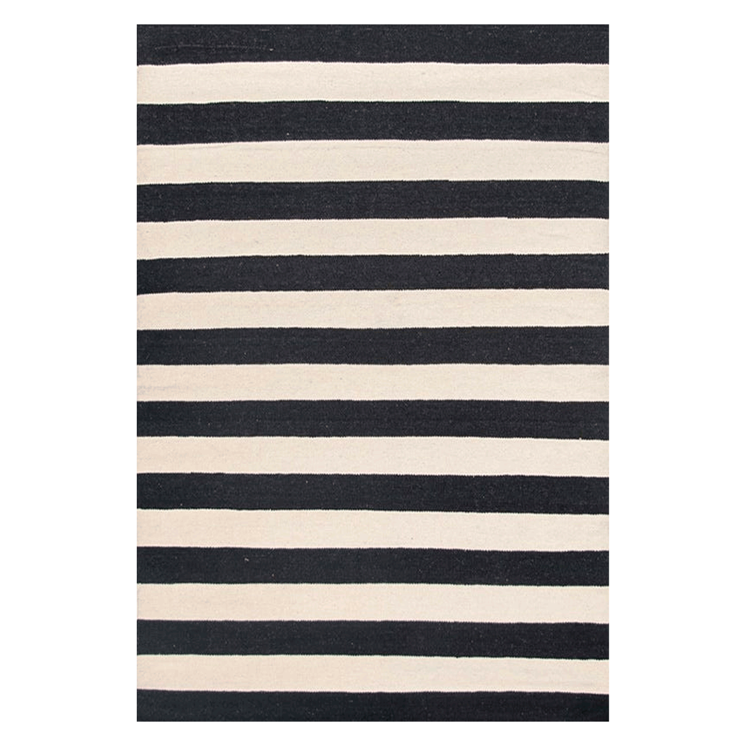 Alfombra BAZHARS Kelim Pau Gall 14 BW 140x200 cm Negro-3