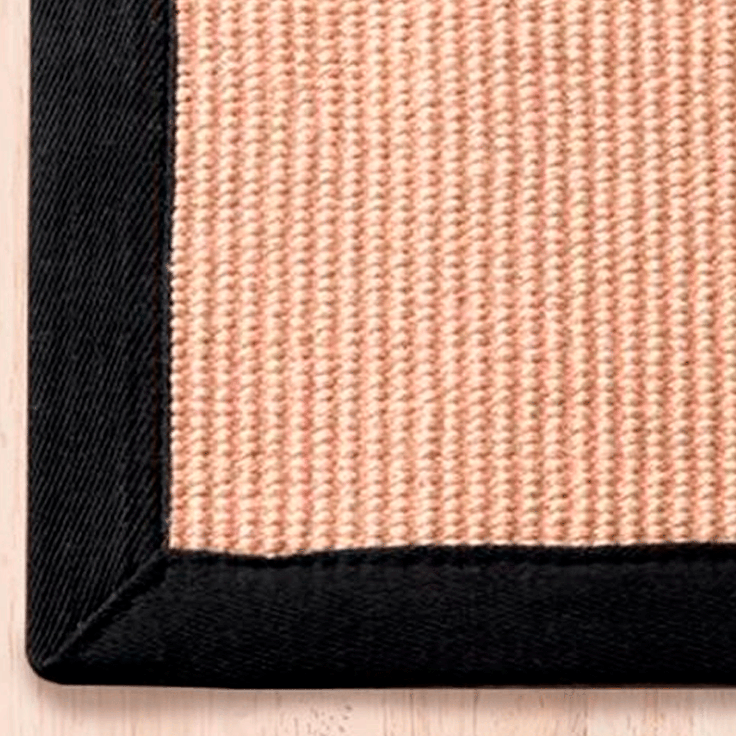 Bajada de Cama Yute 080X120 cm Rectangular Bab Black Bazhars-6