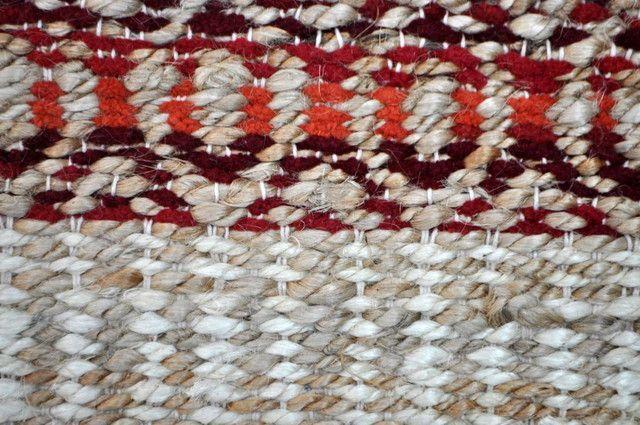 Alfombra  Jute Heri Lt Red Bk 140X200-1