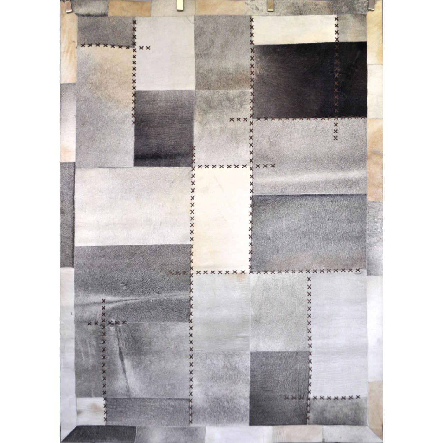   Patchwork Cuero Nir 121 160X230-0