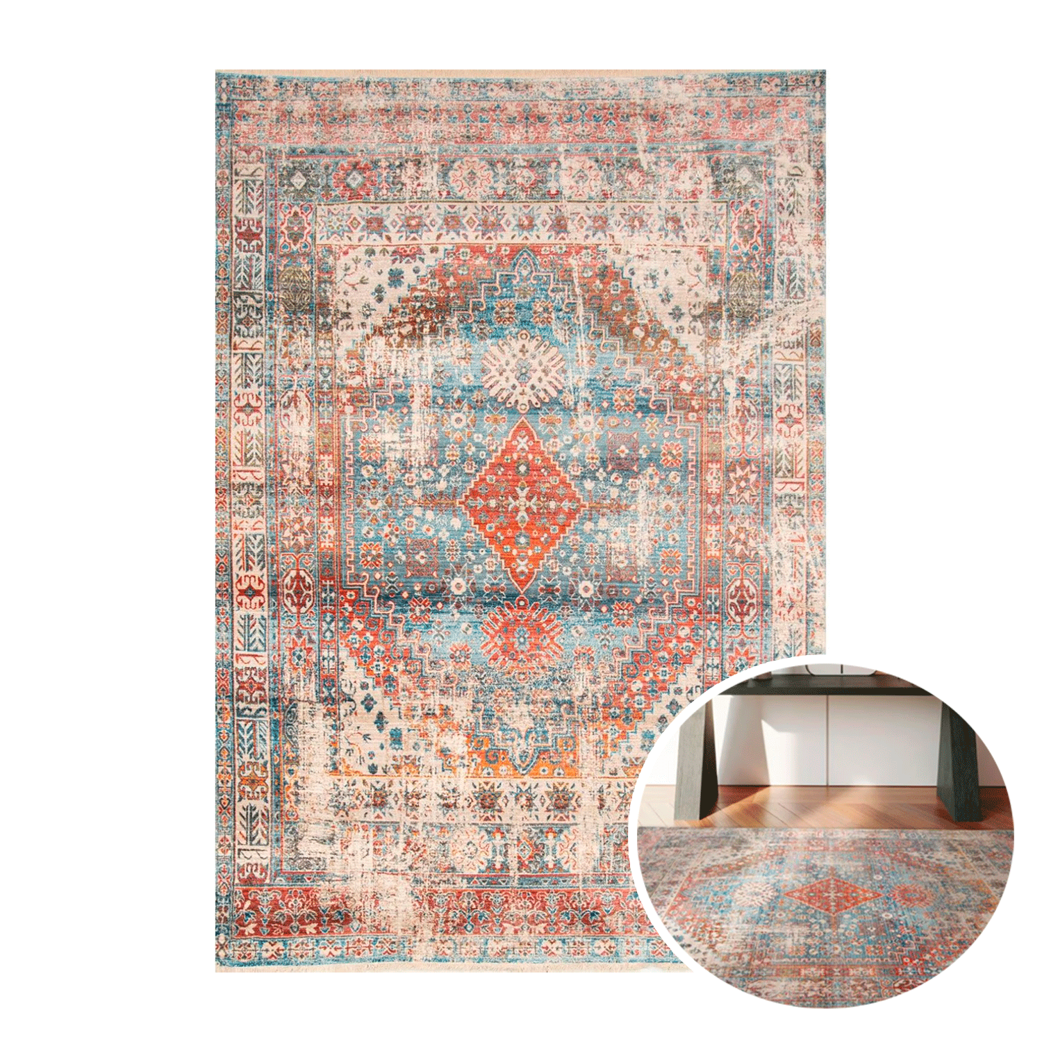 Alfombra BAZHARS Intrigue 979 240x310 cm Multicolor-4