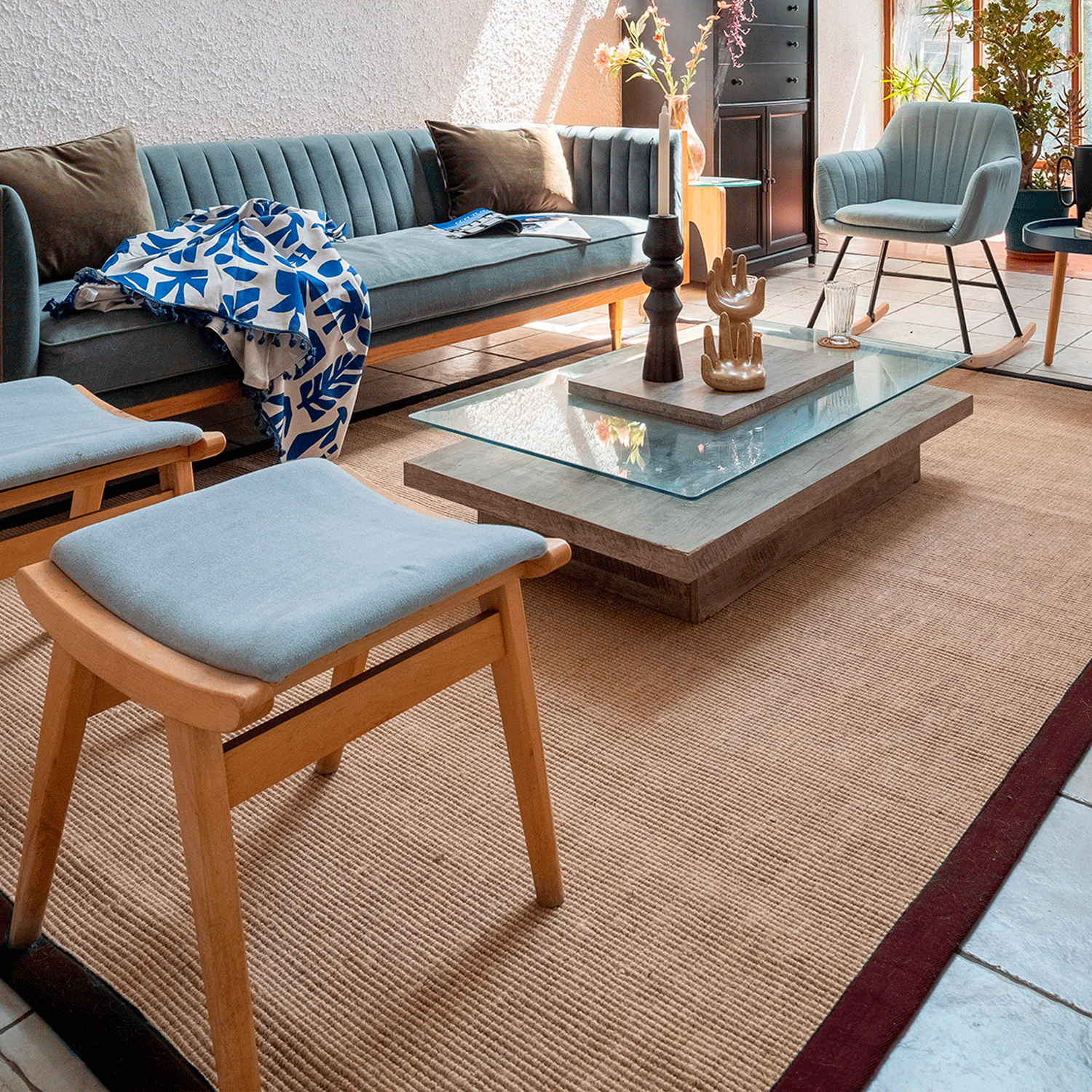 Alfombra BAZHARS Jute Bab 1 230x330 cm Beige-5