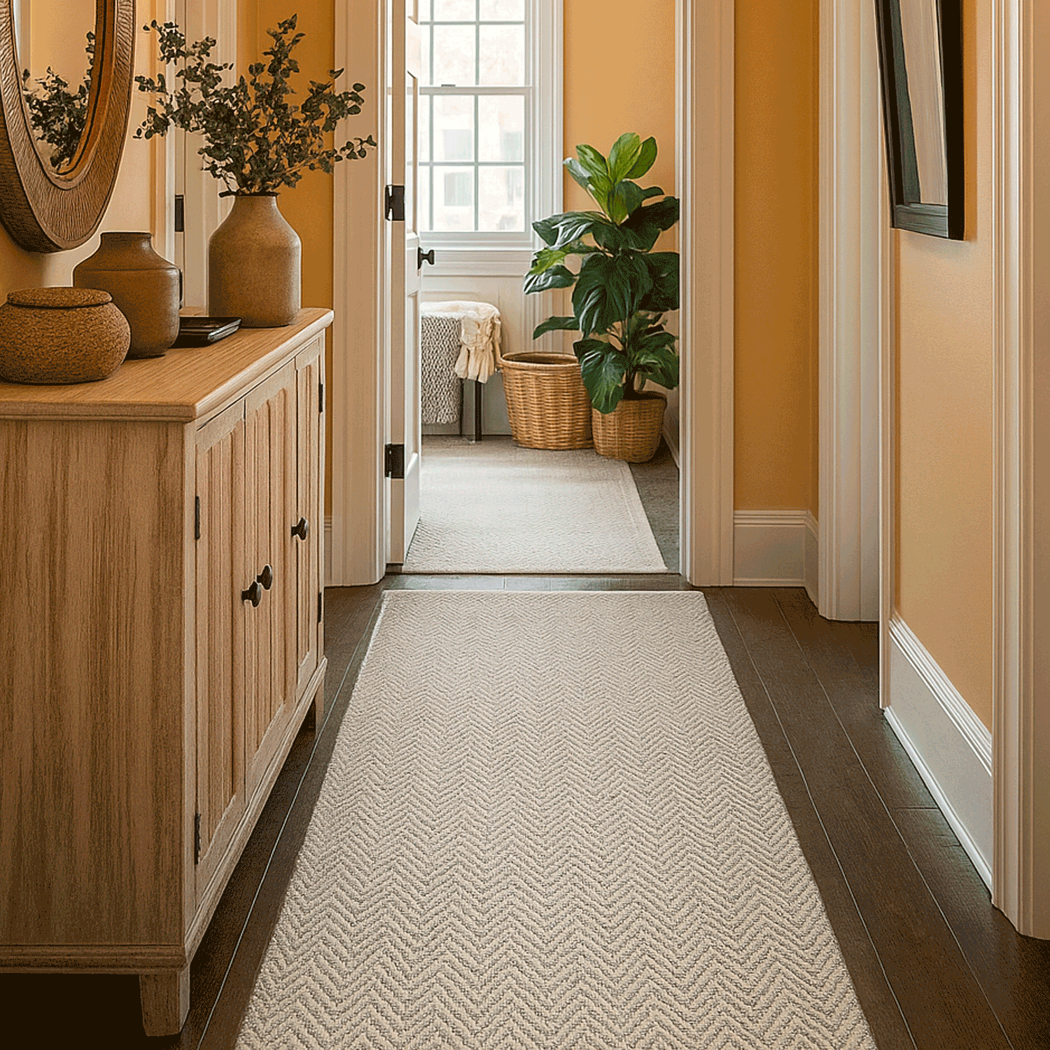 Alfombra Pasillo 070X240 cm 100% PET Reciclado Pet Gall 1698 Bazhars.-5